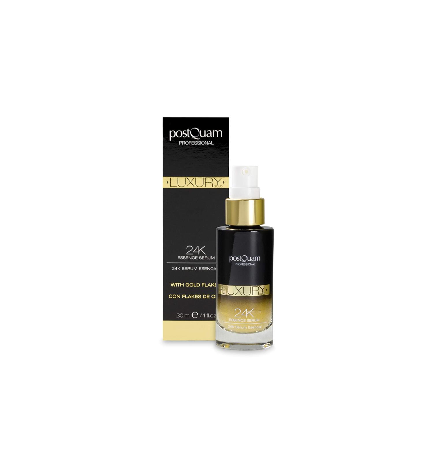 Postquam - Luxury Gold | 24K Serum with Moisturising and Tensor Effect and Hyaluronic Acid for all Skin Types - 30 Ml - Buy Online on GoSupps.com