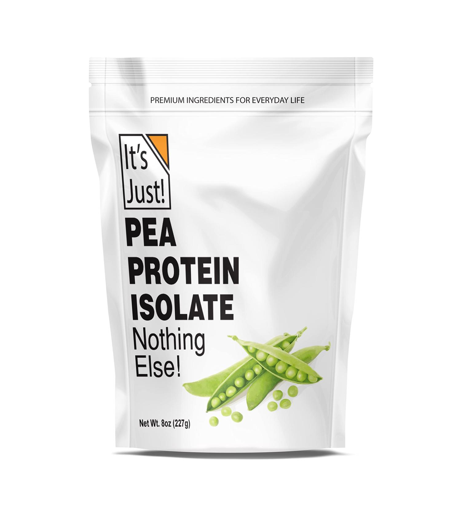 Canadian-Grown Vegan Pea Protein Powder - Ultra Smooth Texture, Unflavored, Plant-Based Protein - 8oz - Buy Online on GoSupps.com