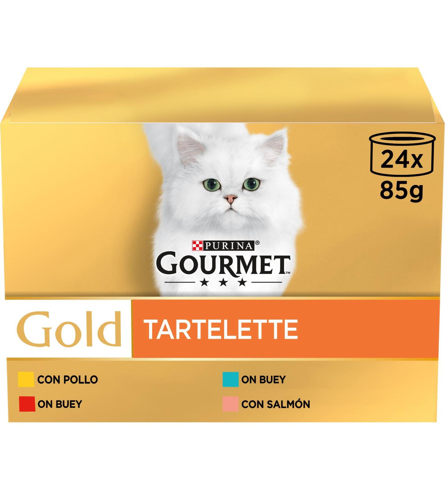 GOURMET Gold Tartette 4 24 x 85 g black standard size