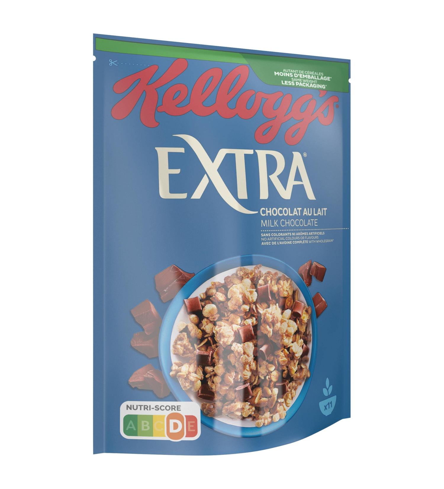 Kellogg's Extra Milk Chocolate Cereal - 500g - Buy Online on GoSupps.com