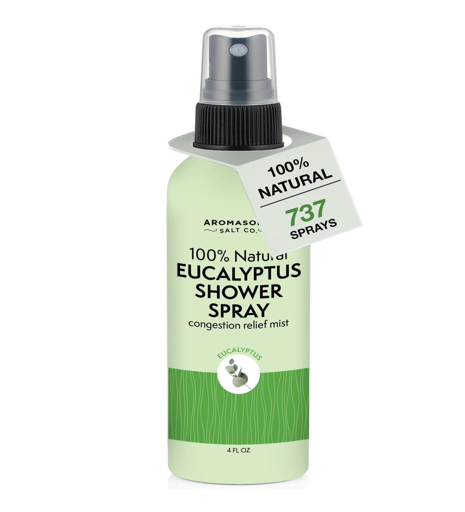 Aromasong Eucalyptus Shower Spray Aromatherapy 100% Natural Eucalyptus Spray for Shower Made in USA, Pure Essential Oil Mist for Sinus Relief & Spa-Like Steam, 4 fl oz 4 Fl Oz (Pack of 1) - Buy Online on GoSupps.com