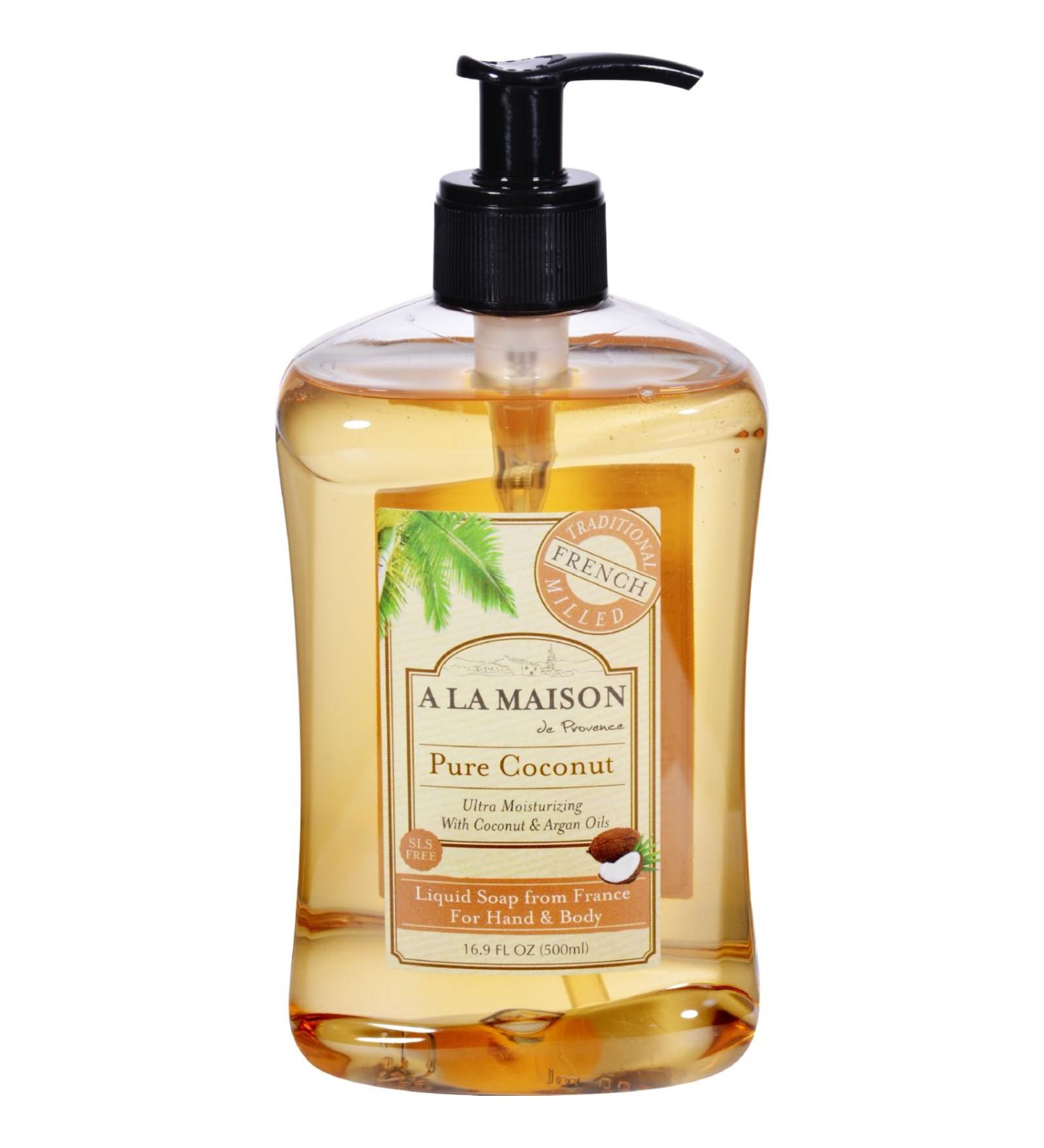 A La Maison French Liquid Soap Coconut 16.9 Ounce