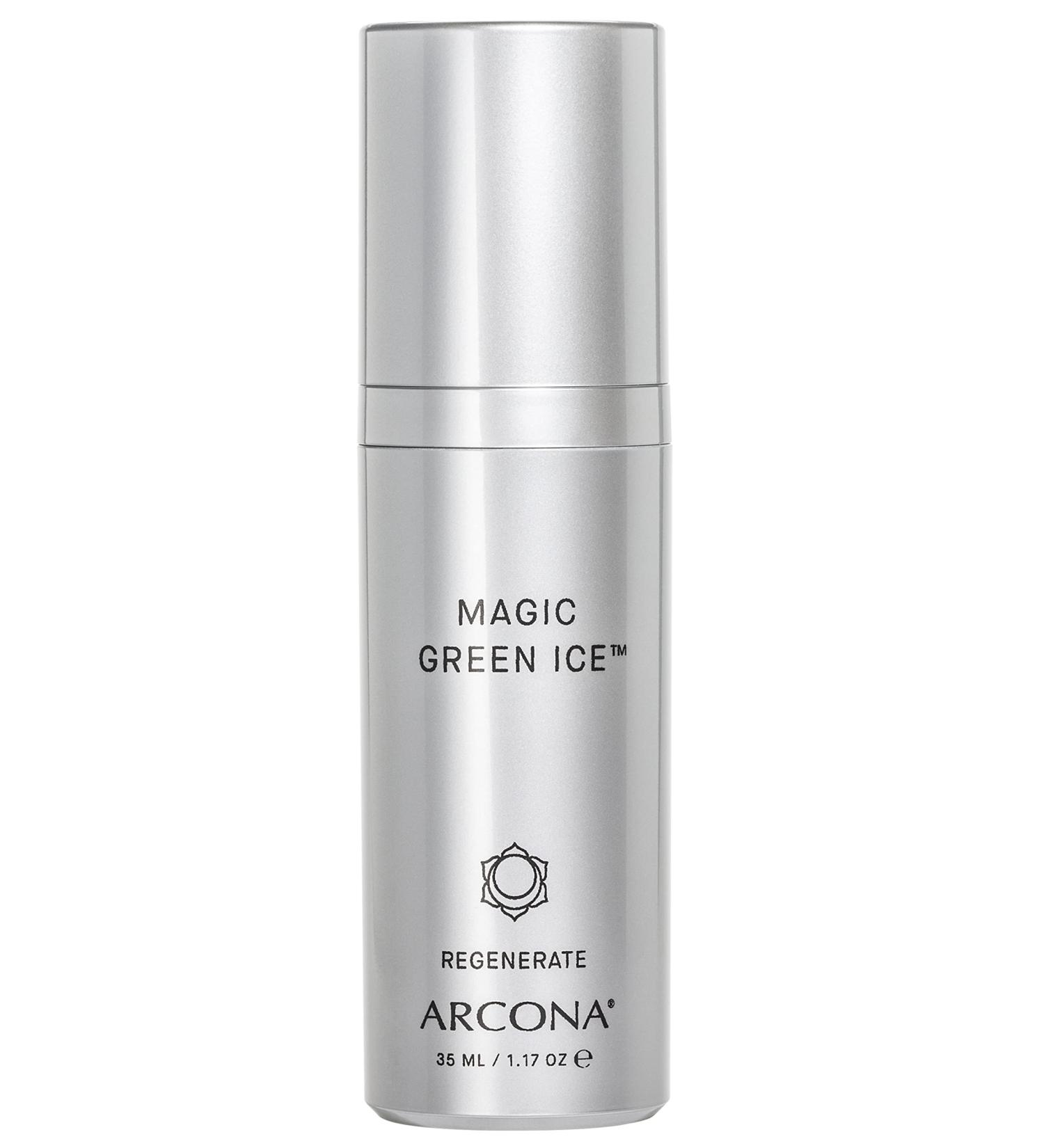 ARCONA Magic Green Ice for Aging Skin - Glycerin & Meadowfoam Seed Oil - 1.17 oz Made in USA | Anti-Aging Skincare - Buy Online on GoSupps.com