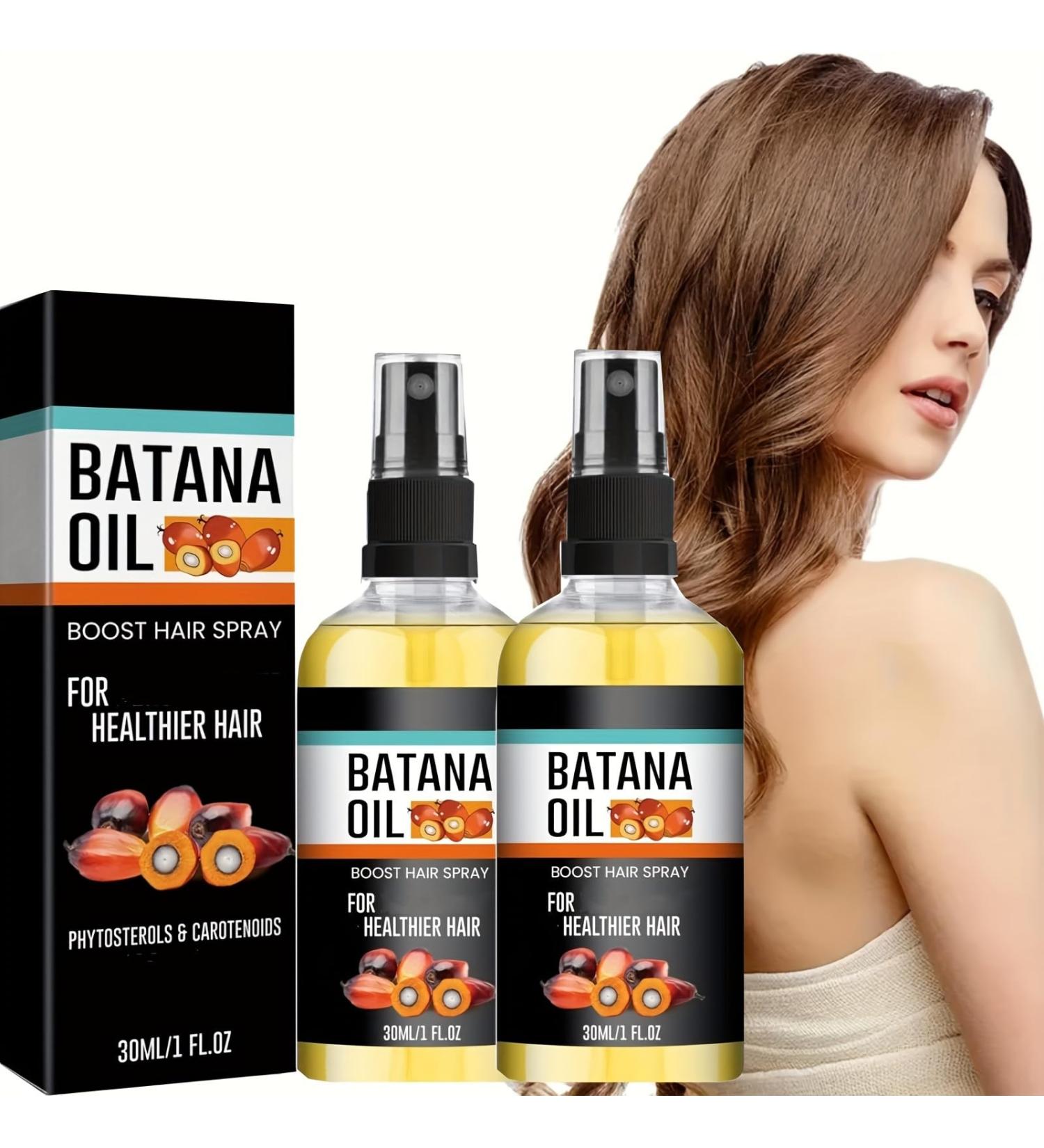 Buy 2PCS Batana Oil Spray for Hair Growth | Boost Thicker Fuller Hair & Prevent Hair Loss | 30ml Each Fast International Shipping - Buy Online on GoSupps.com