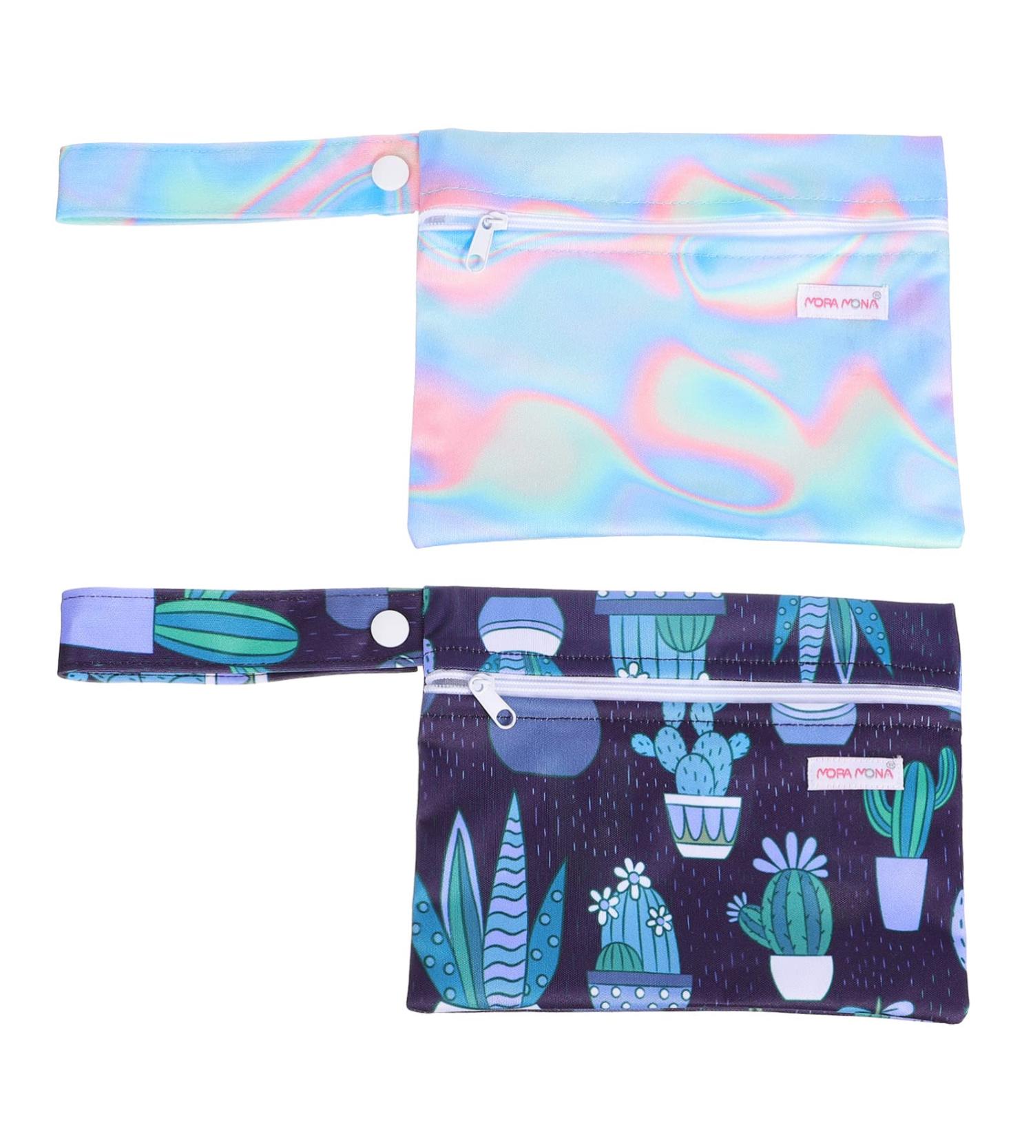4 Pieces Sanitary Pad Storage Pocket - Portable Women's Hygiene Bag & Tampon Case - 18x13.5cm - Ideal for Travel - Buy Online on GoSupps.com