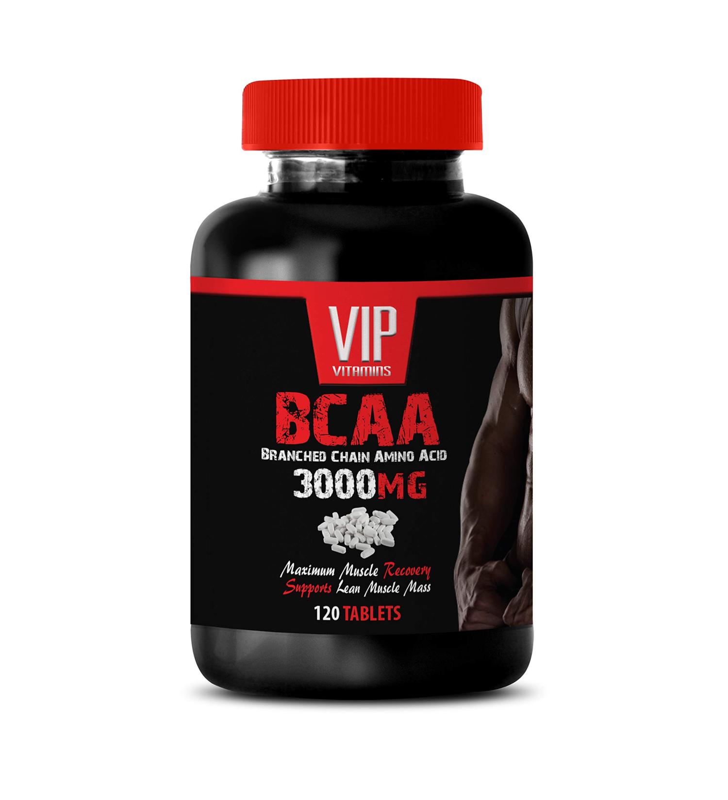Buy BCAA 3000 MG Workout Recovery Pills - Branched Chain Amino Acids for Post Workout - 120 Tablets - International Shipping Available - Buy Online on GoSupps.com