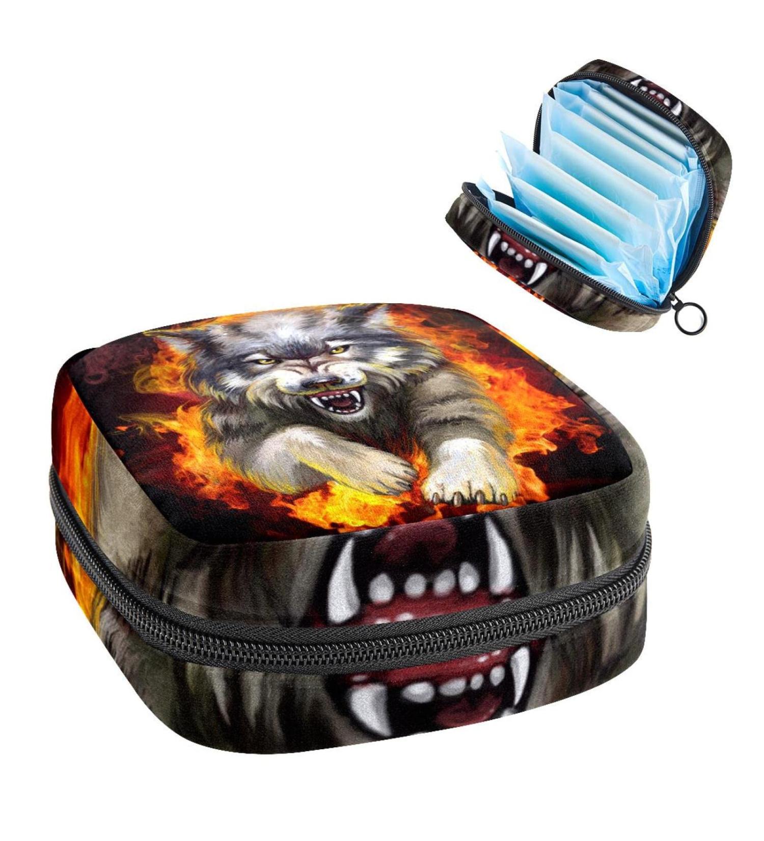 Buy Women's Bonds Storage Bags - Stillpad Holder Wolf in Fire | Servant Period Kit Pocket Bag for Girls - Color 3 - Buy Online on GoSupps.com