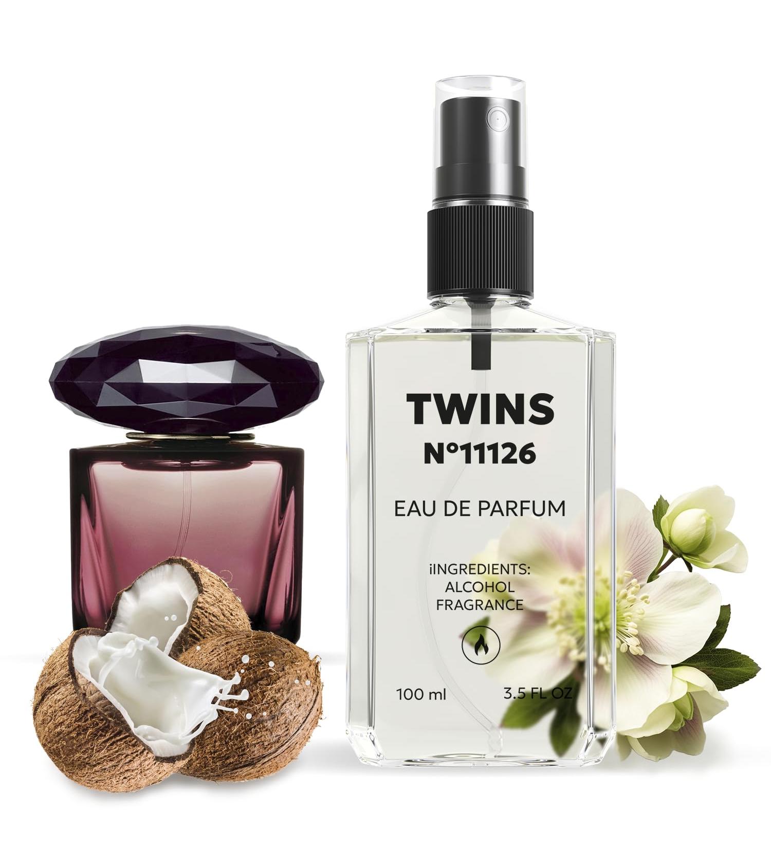 TWINS Impression of Crystal Noir | Perfume for Women Eau de Parfum | No.11126 | 3.4 Fl Oz / 100 ml Versace Crystal Noir Impression - Buy Online on GoSupps.com