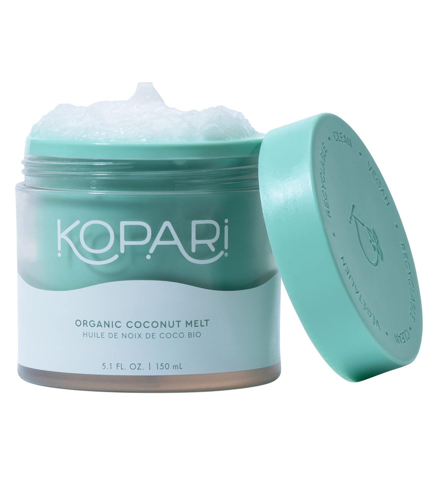Kopari Organic Coconut Melt | 100% Unrefined Multi-Purpose Skin Moisturizer for Body Hair and Face | Vegan & Cruelty-Free | 5.1 Oz - Buy Online on GoSupps.com