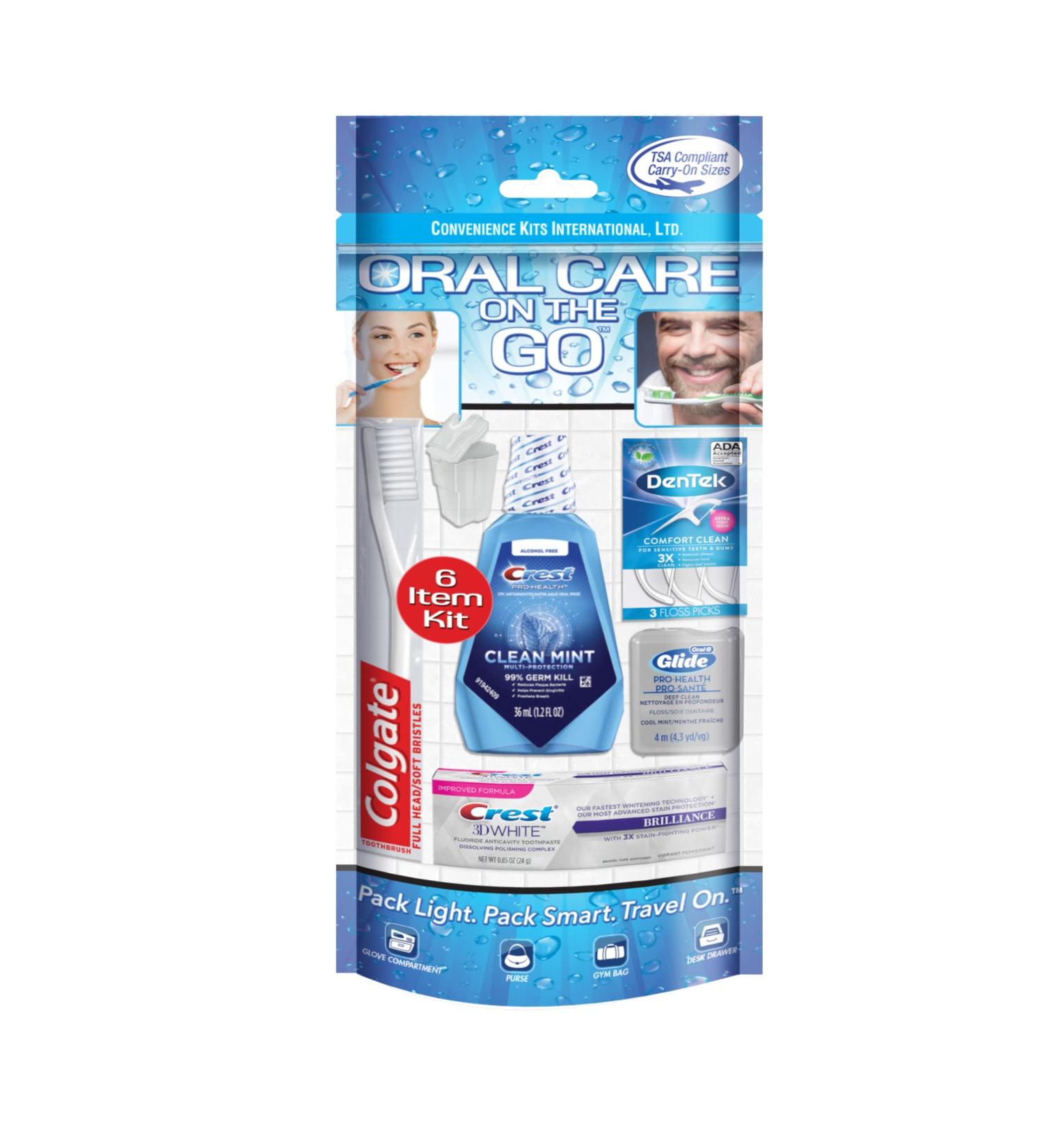 Convenience Kits 6 PC Travel Toothbrush Set â€“ Soft Bristle Toothbrush & Cover for Men & Women - Buy Online on GoSupps.com