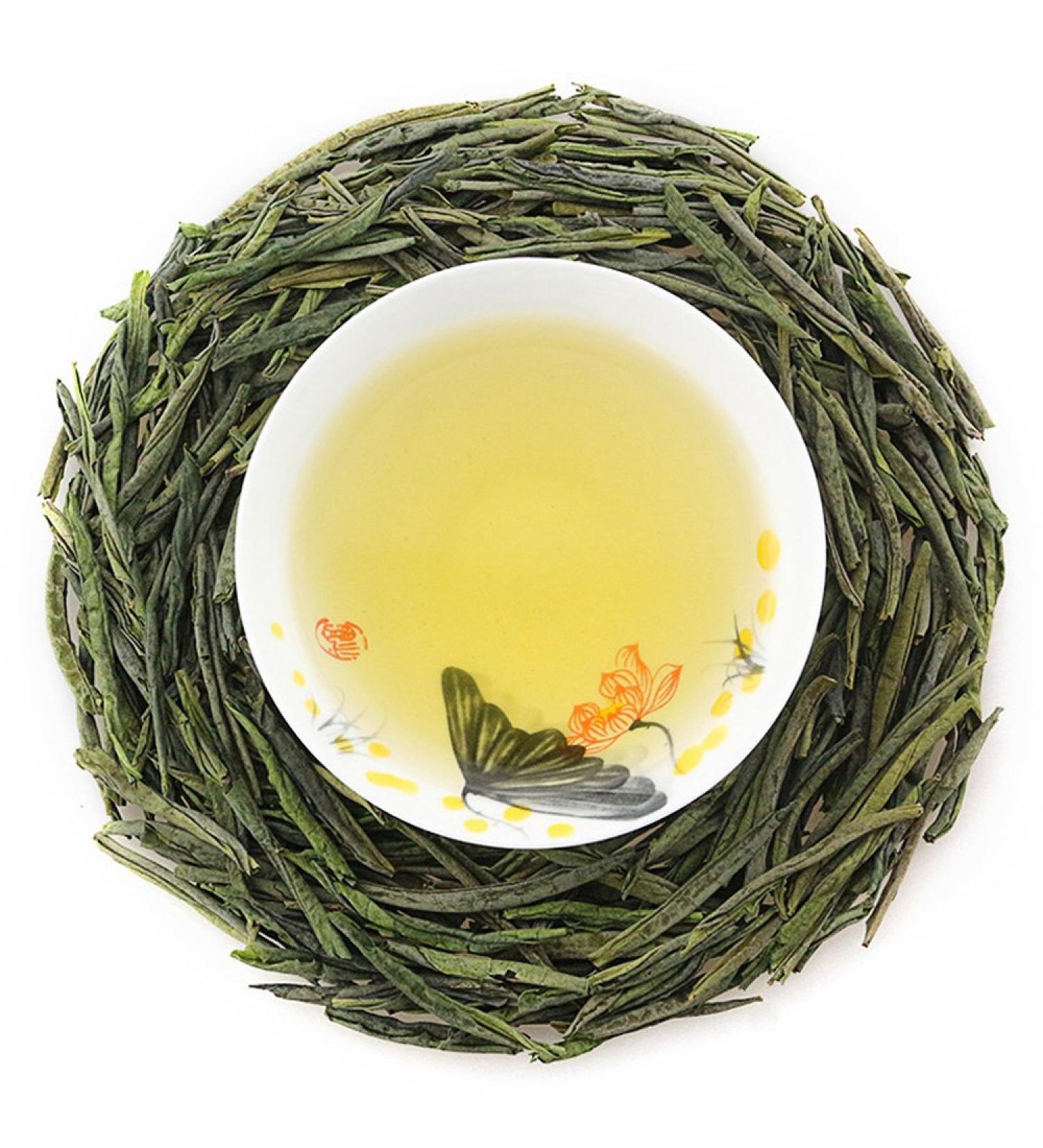 COLORFULTEA - 60g (2.12 oz) - Chinese Green Tea - Liu An Gua Pian Tea/Melon Slice Green Tea/Liuan Guanpian - Top Grade Organic Rich Aroma Green Tea - Buy Online on GoSupps.com