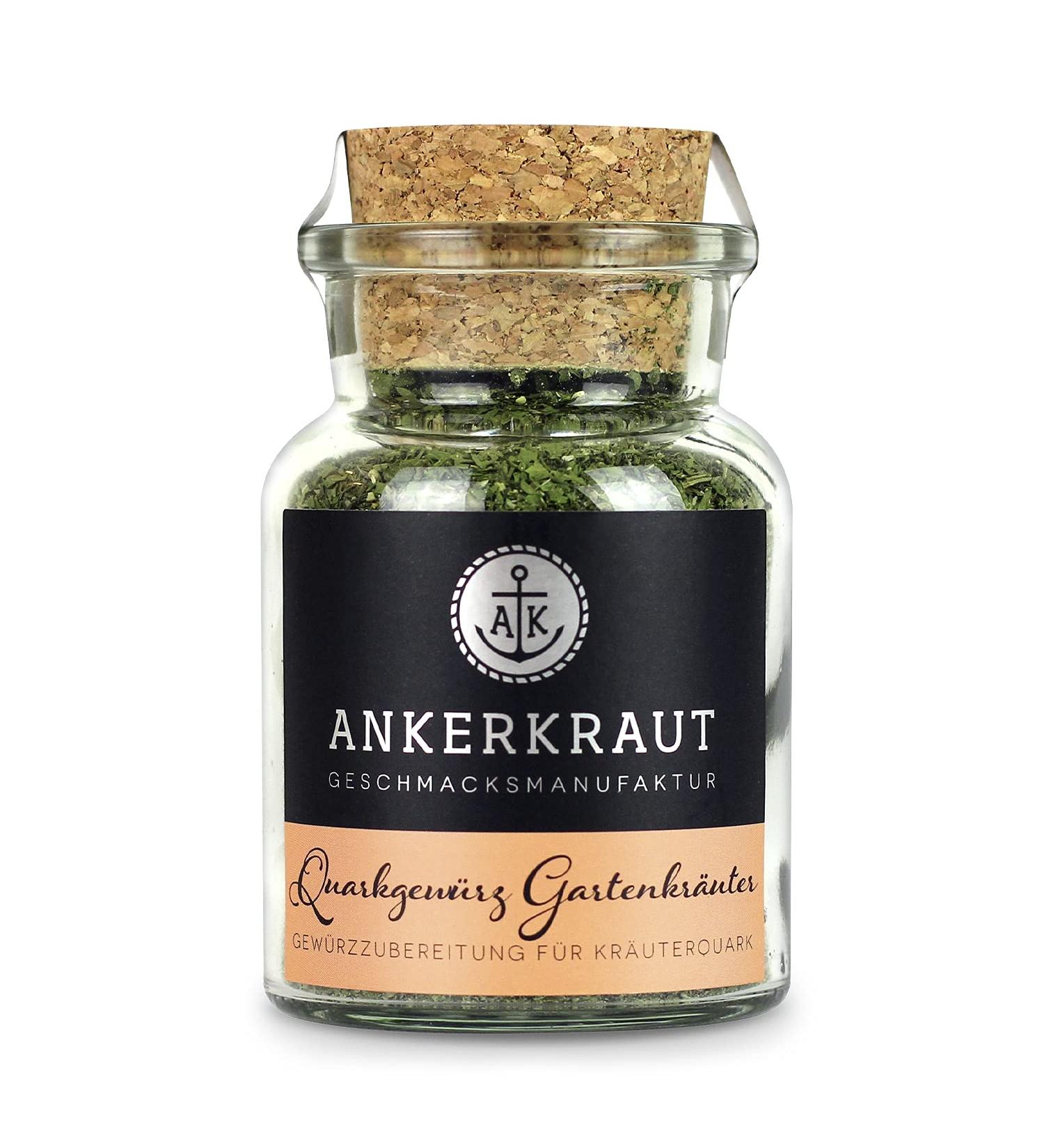Ankerkraut Quark Spice Garden - Herb Quark Mix & Dip 55g in Cork Glass - International Shipping Available - Buy Online on GoSupps.com