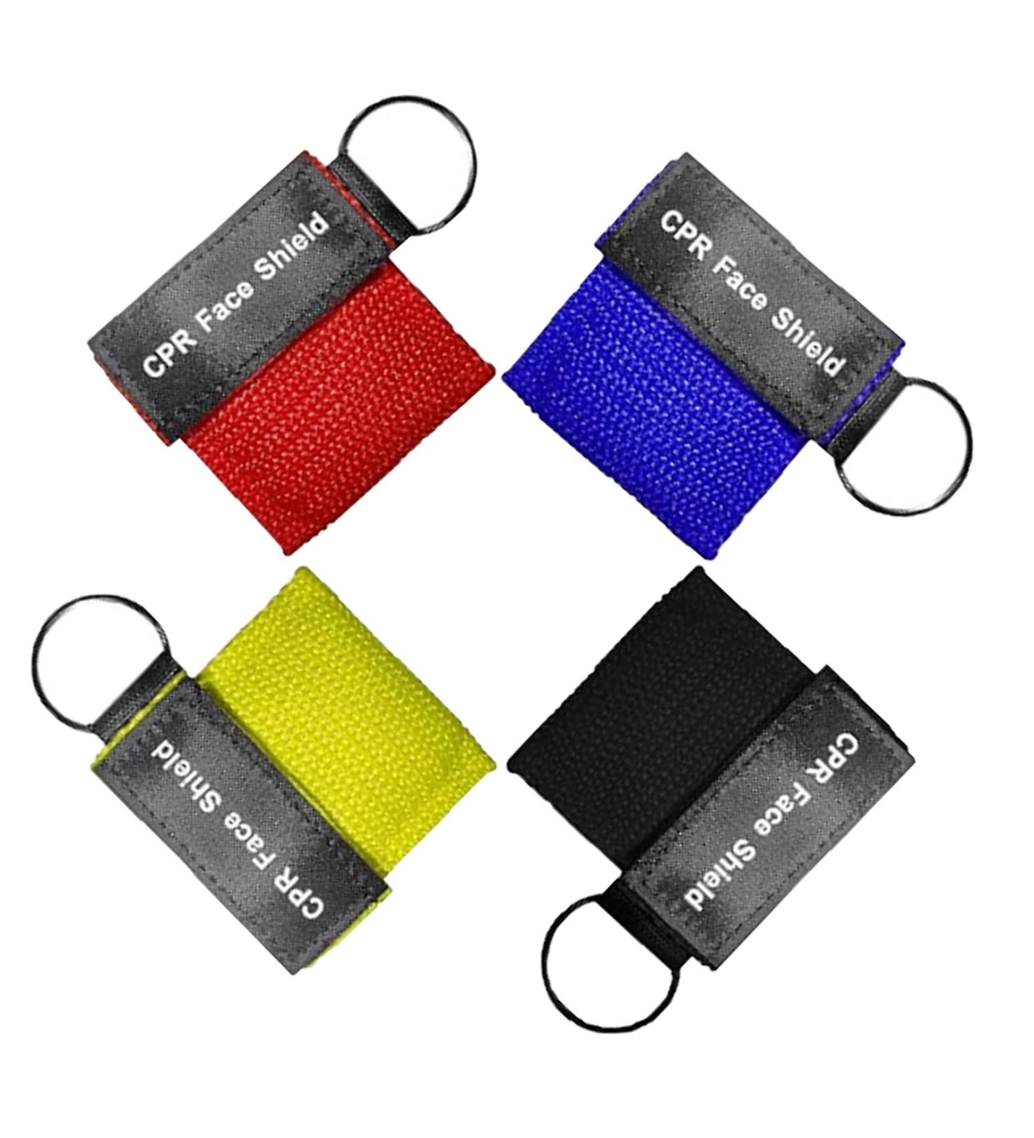 4-Piece Ventilation Kit: First Aid Mask Anti-Choking Device & Key Rings for Emergencies | Essential for First Responders - Buy Online on GoSupps.com