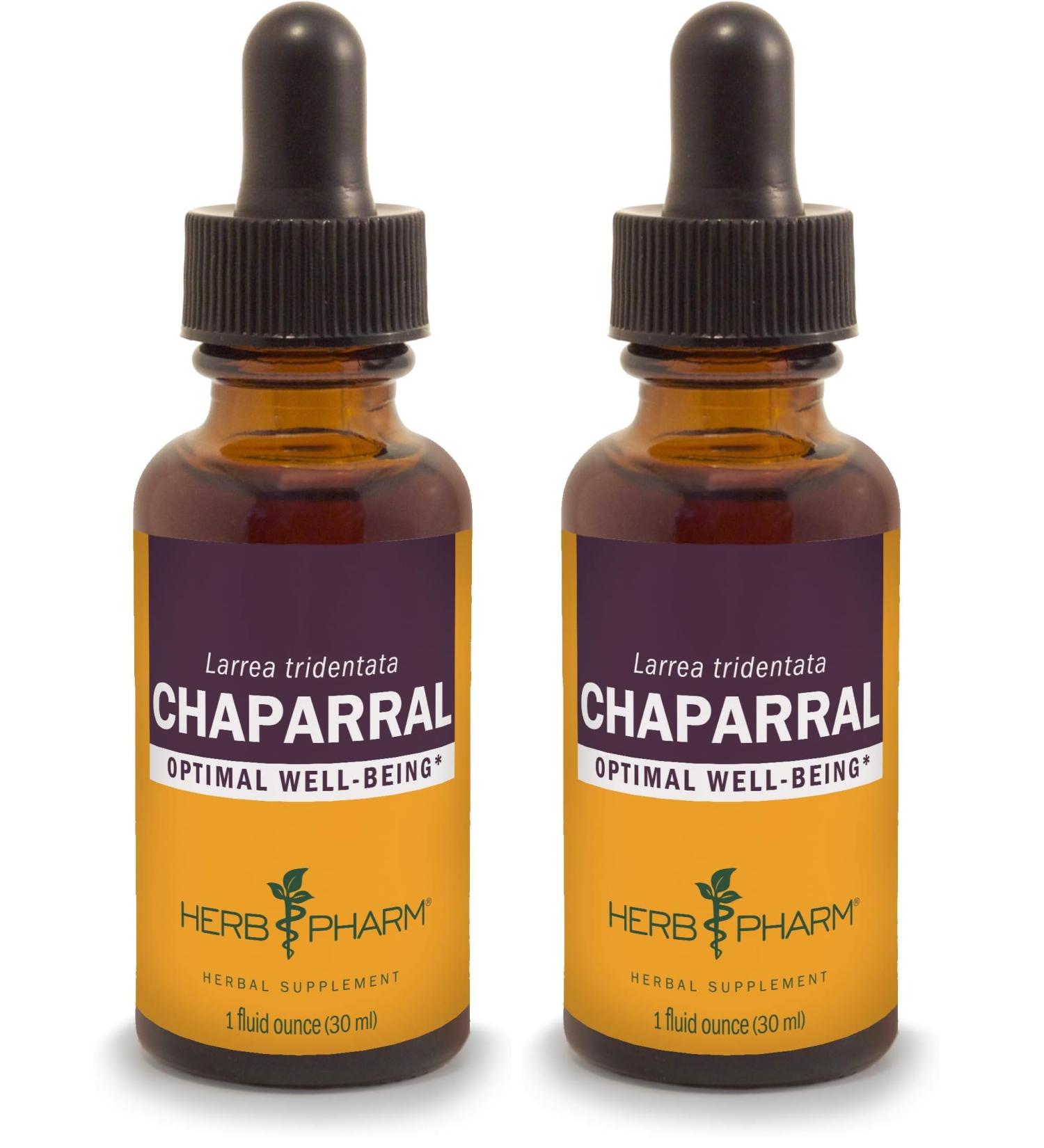 Herb Pharm Chaparral Liquid Extract 1 Fl Oz (Pack of 2) - Buy Online on GoSupps.com