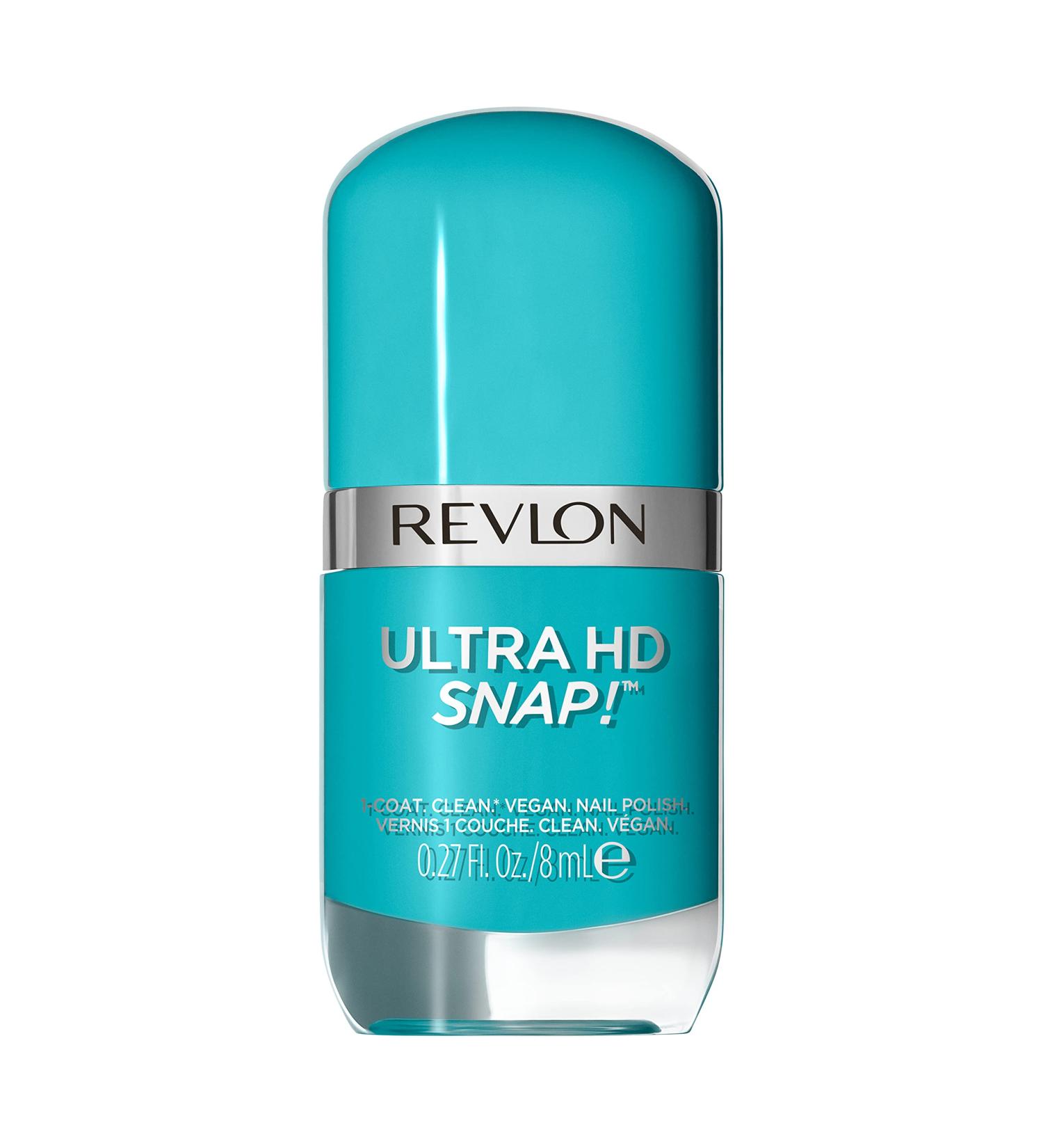 Revlon Ultra HD Snap Nail Polish - Blue My Mind (004) - Long-Lasting Vegan Formula - Quick Drying - One-Coat Full Coverage - 8ml - Buy Online on GoSupps.com