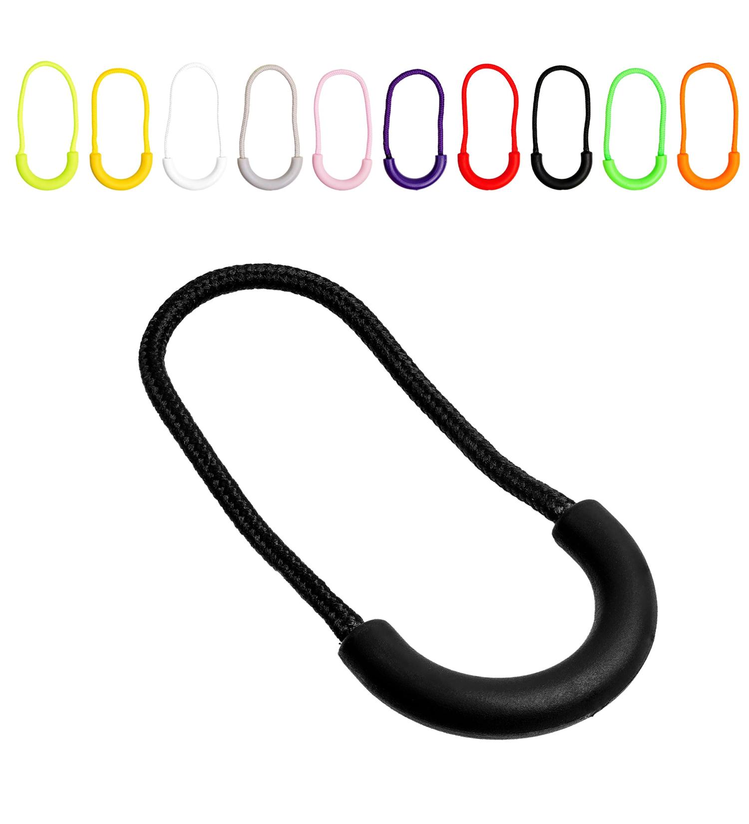 40 Colorful Zipper Pendants - 60x30mm Nylon Replacement Zippers Set for Repair - Threading Accessories - Buy Online on GoSupps.com