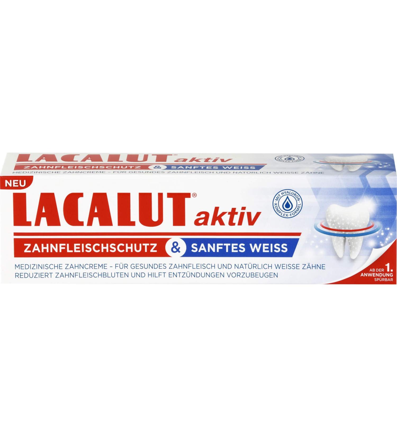 LACALUT Active Medical Toothpaste 75ml - Enhanced Oral Care for Healthy Gums & Teeth | International Shipping - Buy Online on GoSupps.com