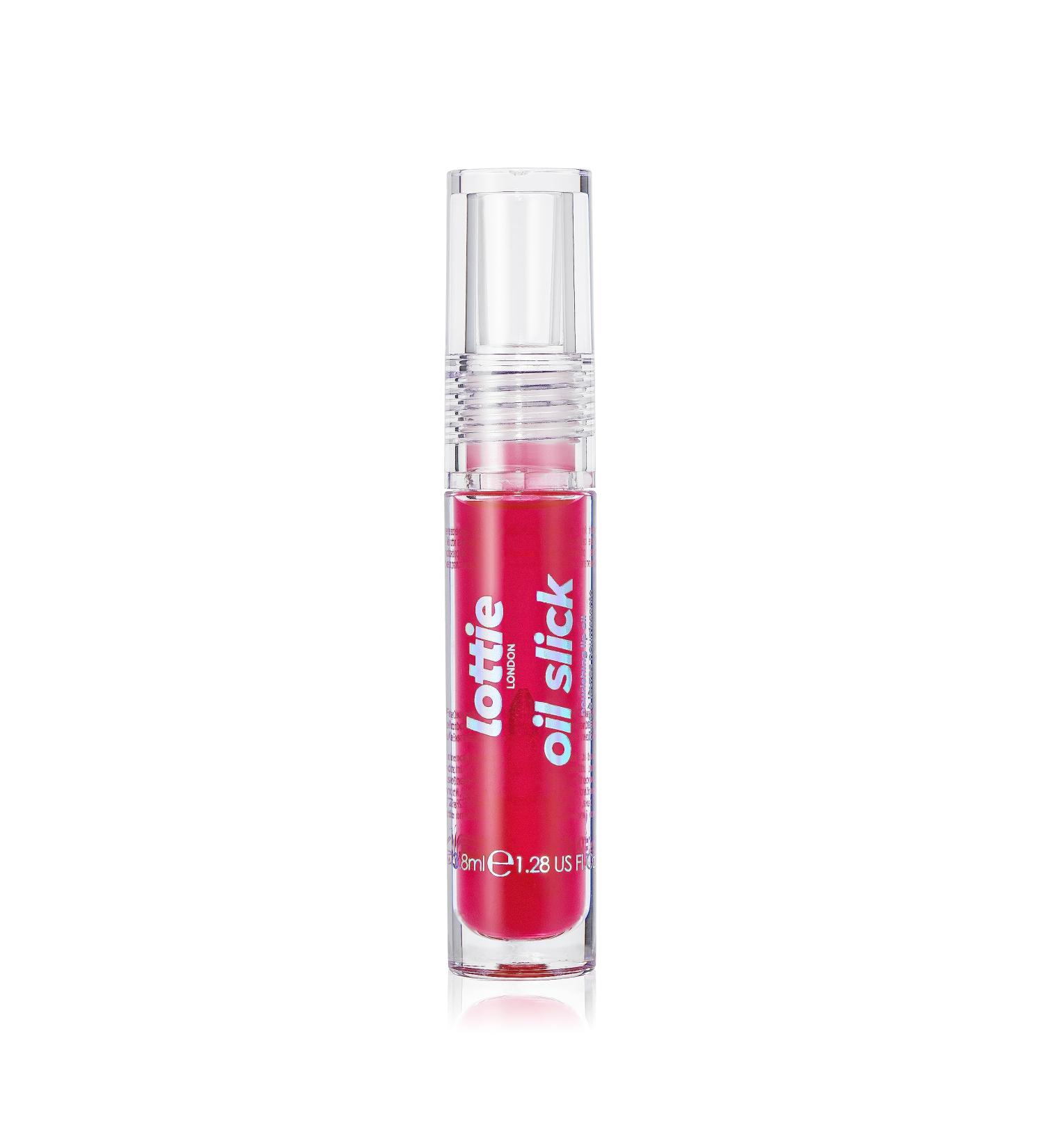 Lottie London Oil Slick 100% Vegan Lip Oil Strawberry Dreams 0.12 fl oz - Buy Online on GoSupps.com