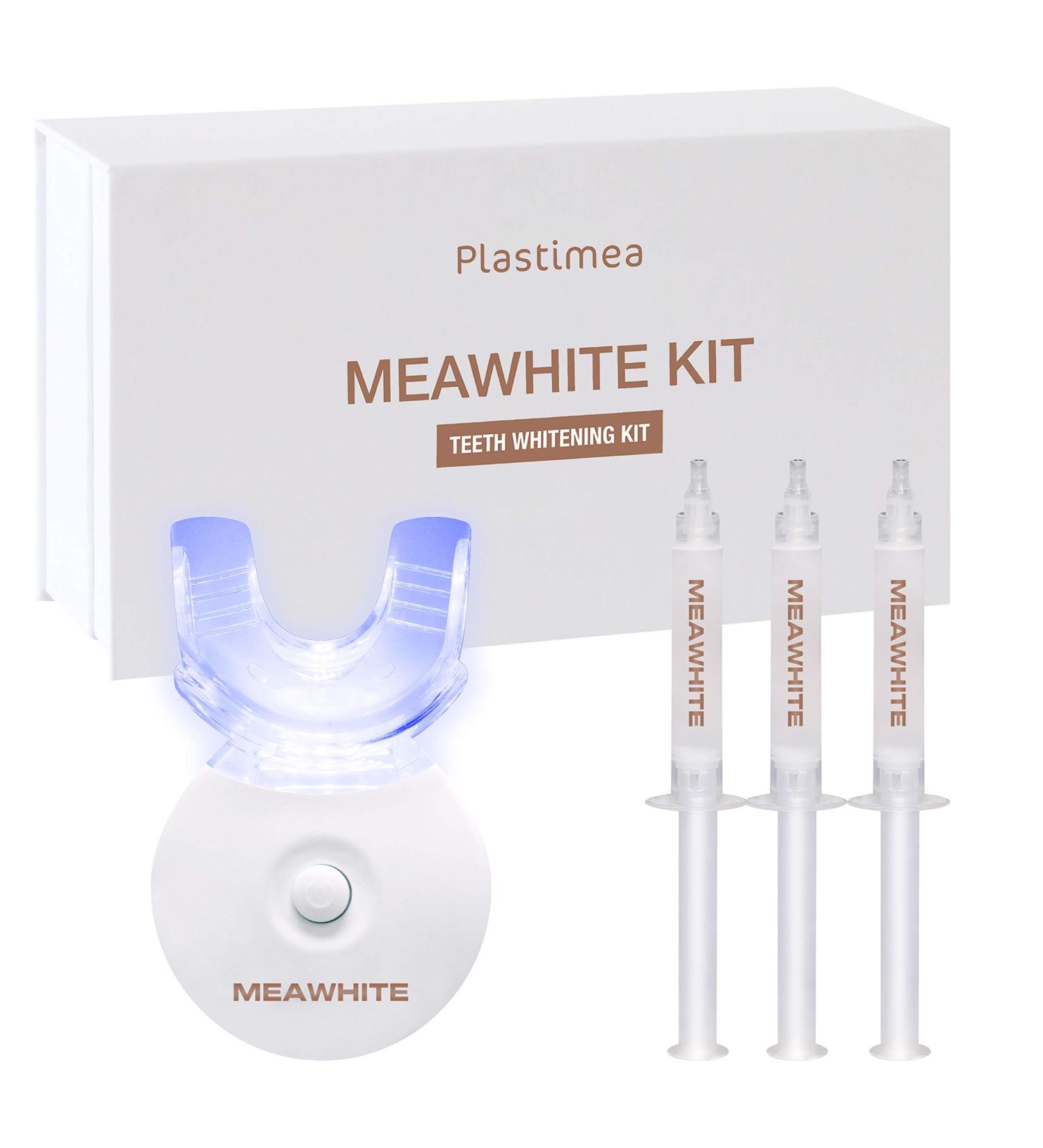 Meawhite Tooth Light Set - Professional Teeth Whitening Kit for Bright White Smile | Peroxide-Free Home Bleaching - Buy Online on GoSupps.com