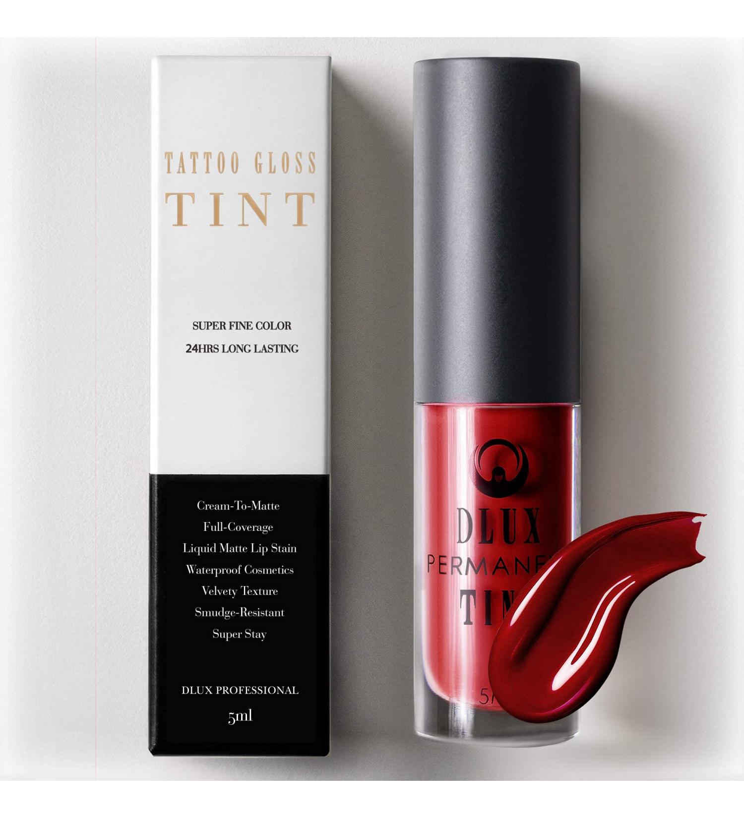 Long-Lasting Cream-to-Matte Lip Stain - Waterproof Kissy Red Lipstick | Full Coverage Smudge-Resistant Velvety Texture - Shop Internationally - Buy Online on GoSupps.com