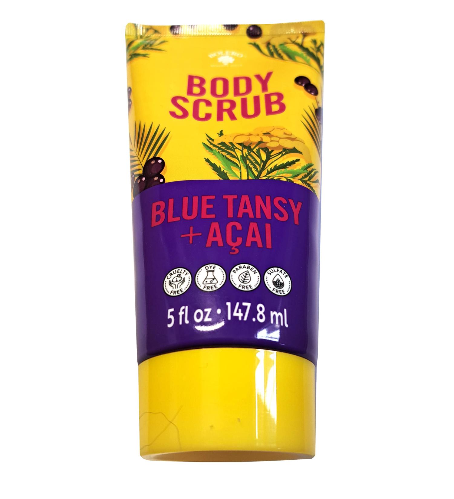 Bolero Body Scrub Blue Tansy & Acai 5fl oz. 147 8ml