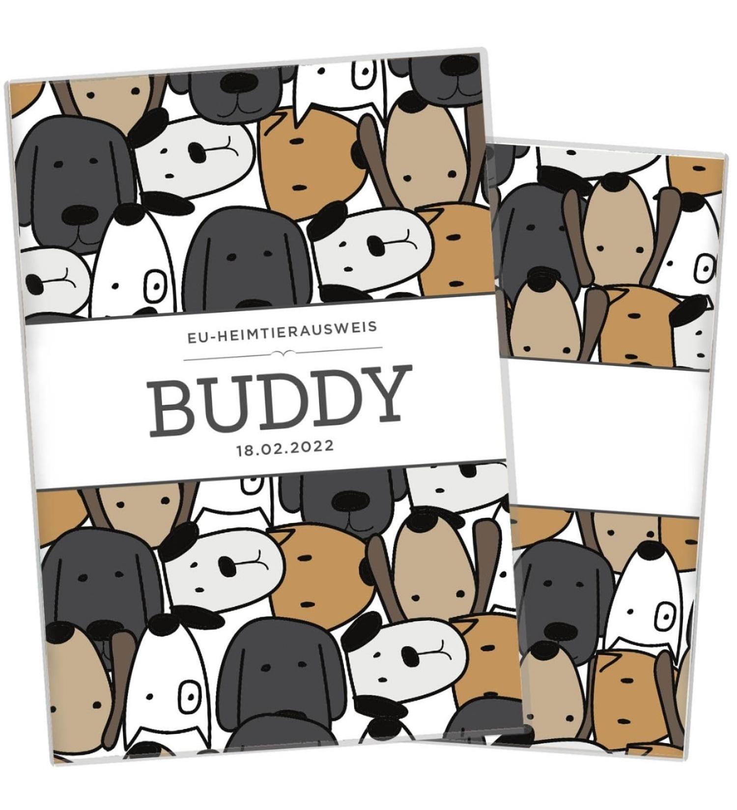 Personalized Wilhelm Fell Case for EU Pet ID Card | Custom Gift for Pet Owners - Protective Cover for Buddy - Buy Online on GoSupps.com