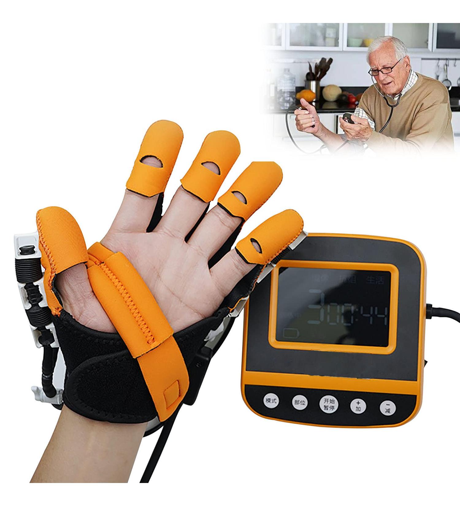 ZZBB Rehabilitation Robot Gloves Exoskeleton Manual Training Exercise Five Fingers Tuning Fork Finger Flexion and Extension Exercise Left-hand Small - Buy Online on GoSupps.com