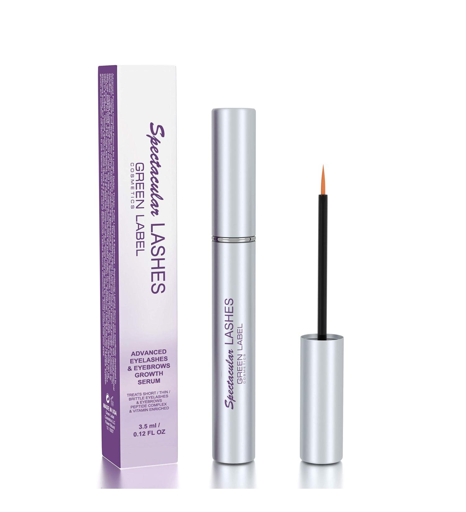 Spectacular Lashes: Eyelash & Eyebrow Growth Serum by Green Label Cosmetics - Buy Online on GoSupps.com
