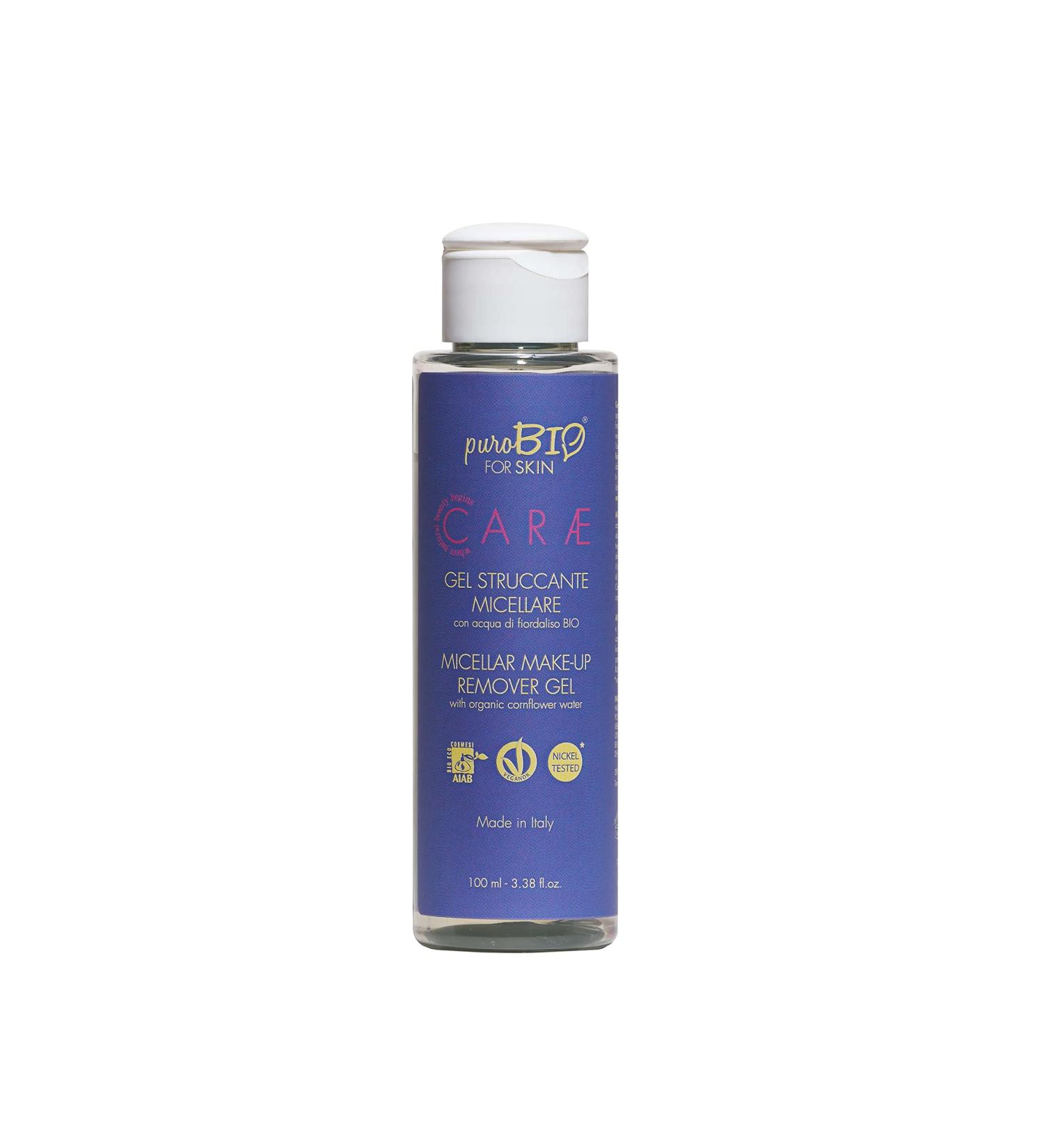 PUROBIO Line Carae Micellare Make-up Gel with Cornflower Water 100 ml