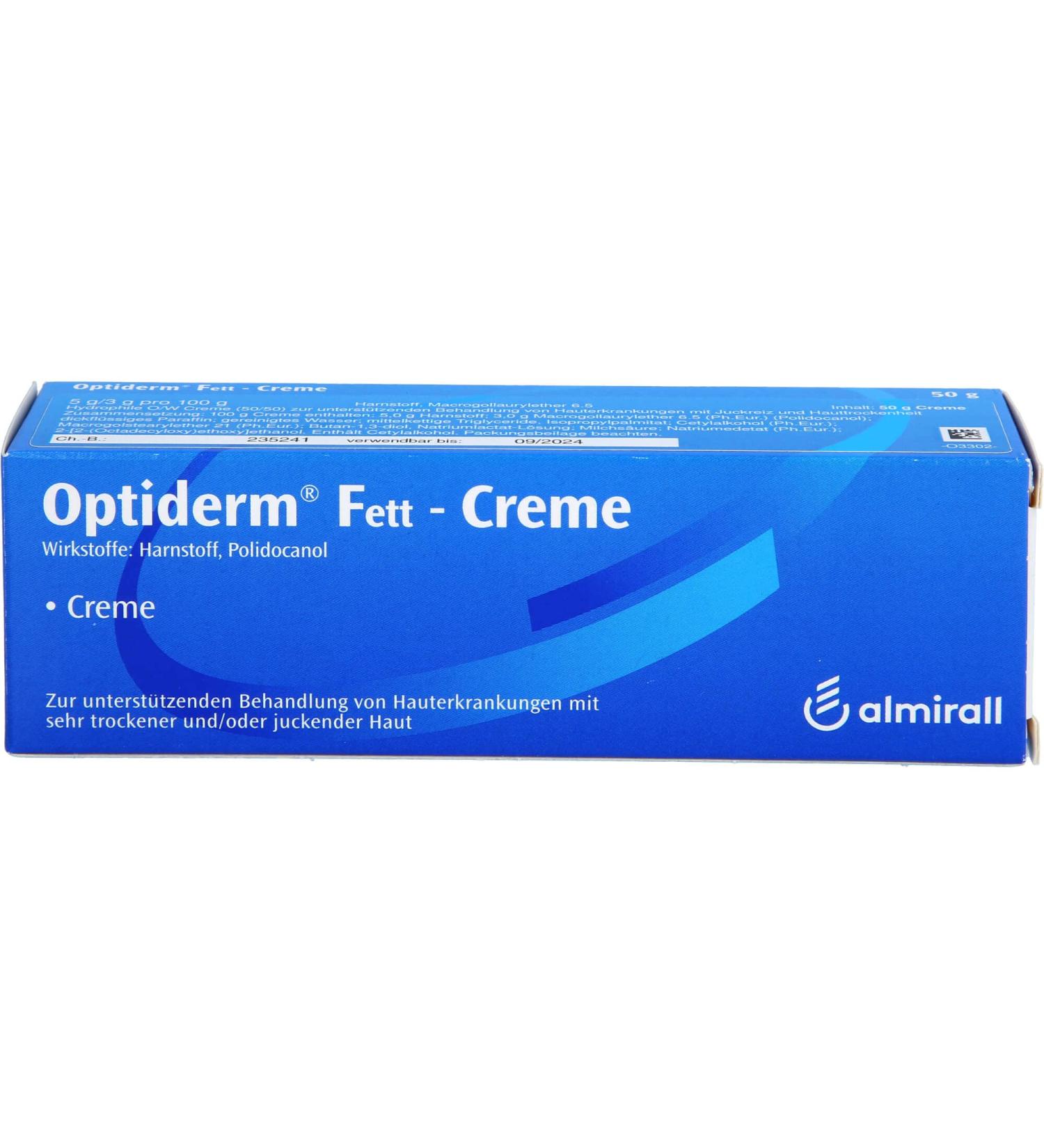 Optiderm Fat Cream - Premium Skin Hydration & Repair for All Skin Types | Ships Internationally - Buy Online on GoSupps.com