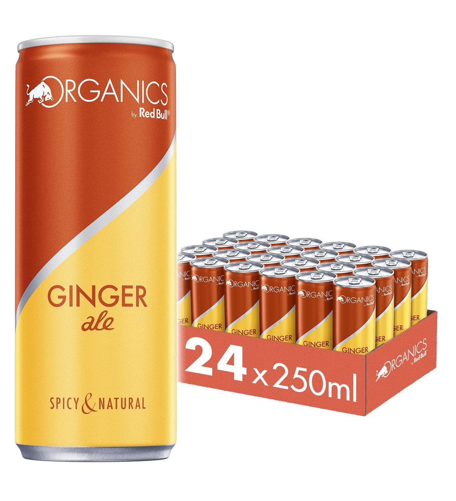 Buy Red Bull Organics Ginger Ale | 24-Pack Cans | Organic Drinks | International Shipping Available - Buy Online on GoSupps.com