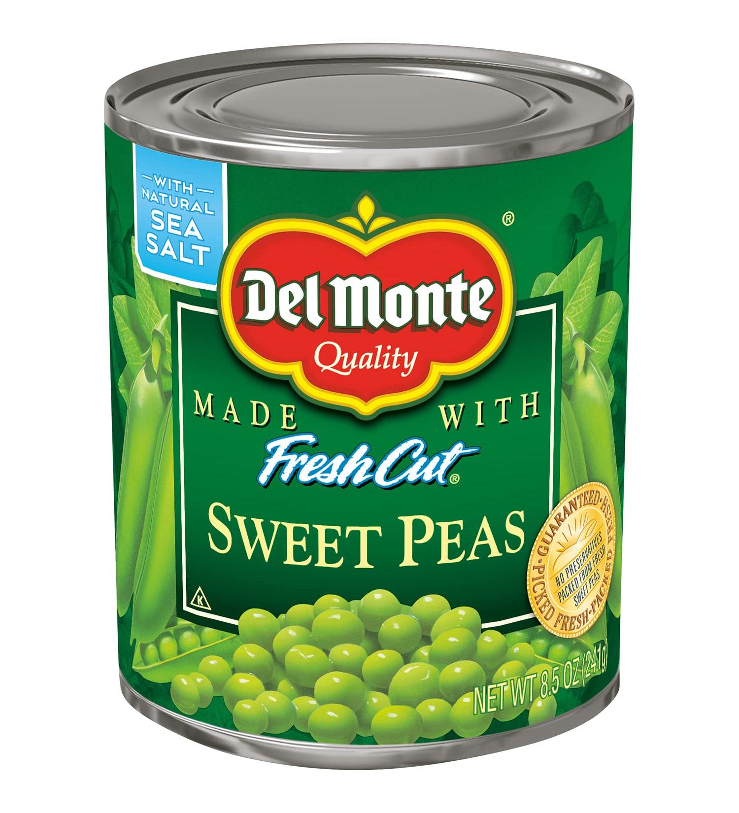 Del Monte Canned Sweet Peas 8.5 oz - Fresh Cut Quality | Buy Online - Buy Online on GoSupps.com