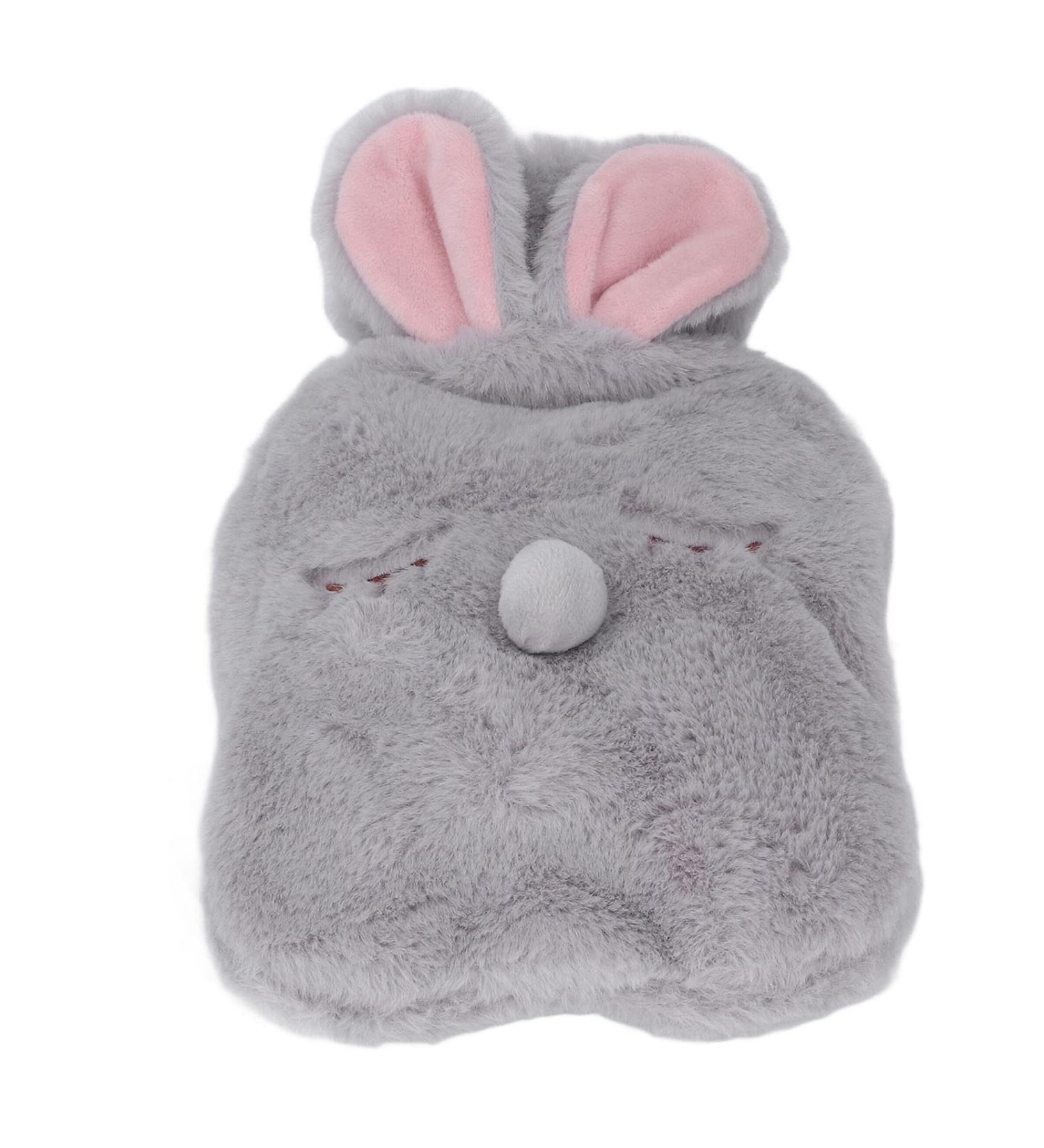1000ml PVC Coated Hot Water Bottle - Gray | Best for Home Use | International Shipping - Buy Online on GoSupps.com