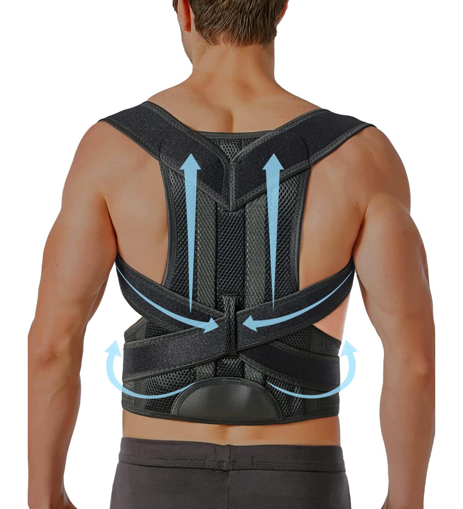 Lisonamerika Posture Corrector for Women and Men - XX-Large Back Brace for Improved Posture and Pain Relief - Buy Online on GoSupps.com