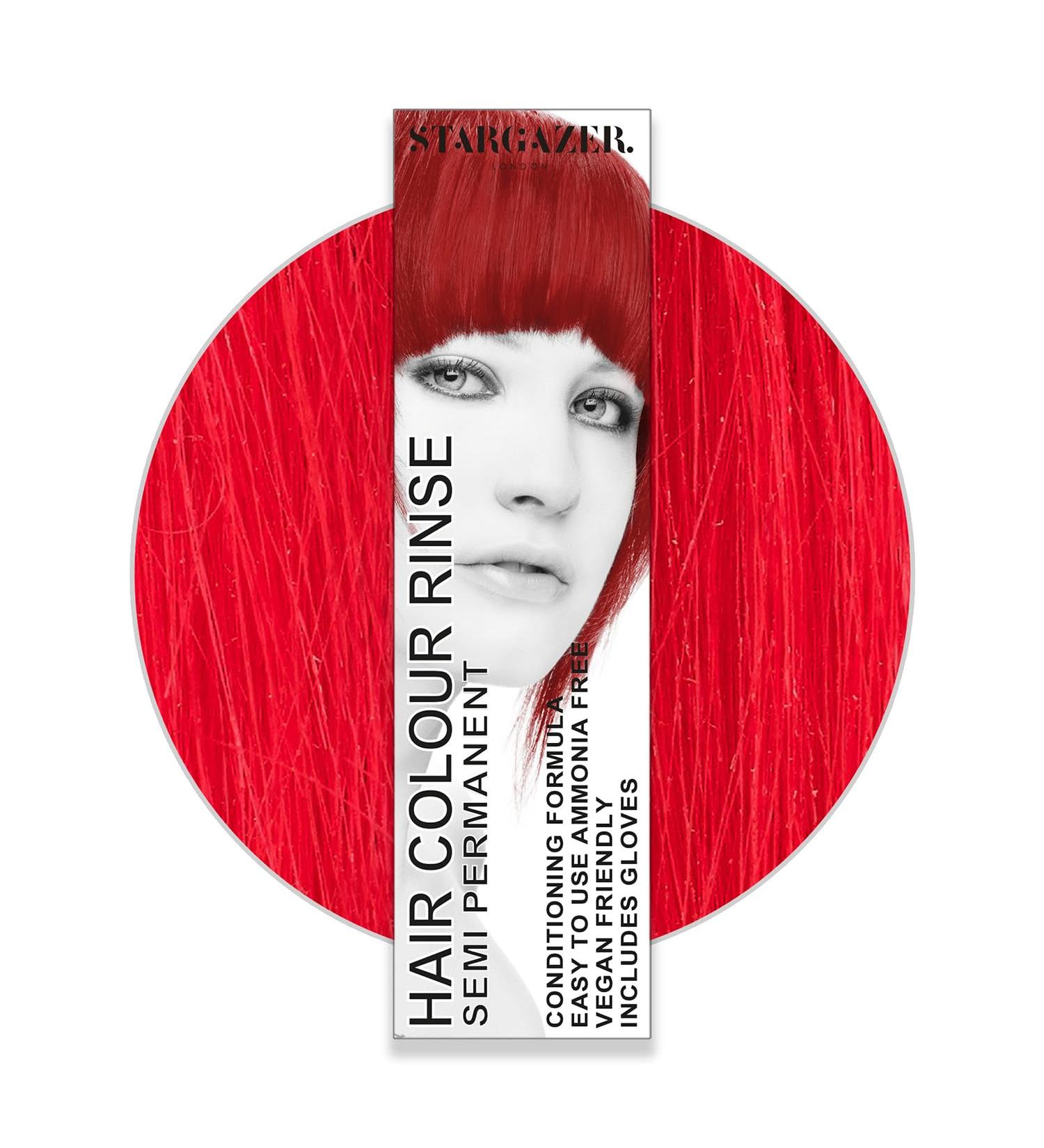 Stargazer Rouge Semi Permanent Hair Dye 70ml - Long-lasting Color | Pack of 1 - Buy Online on GoSupps.com