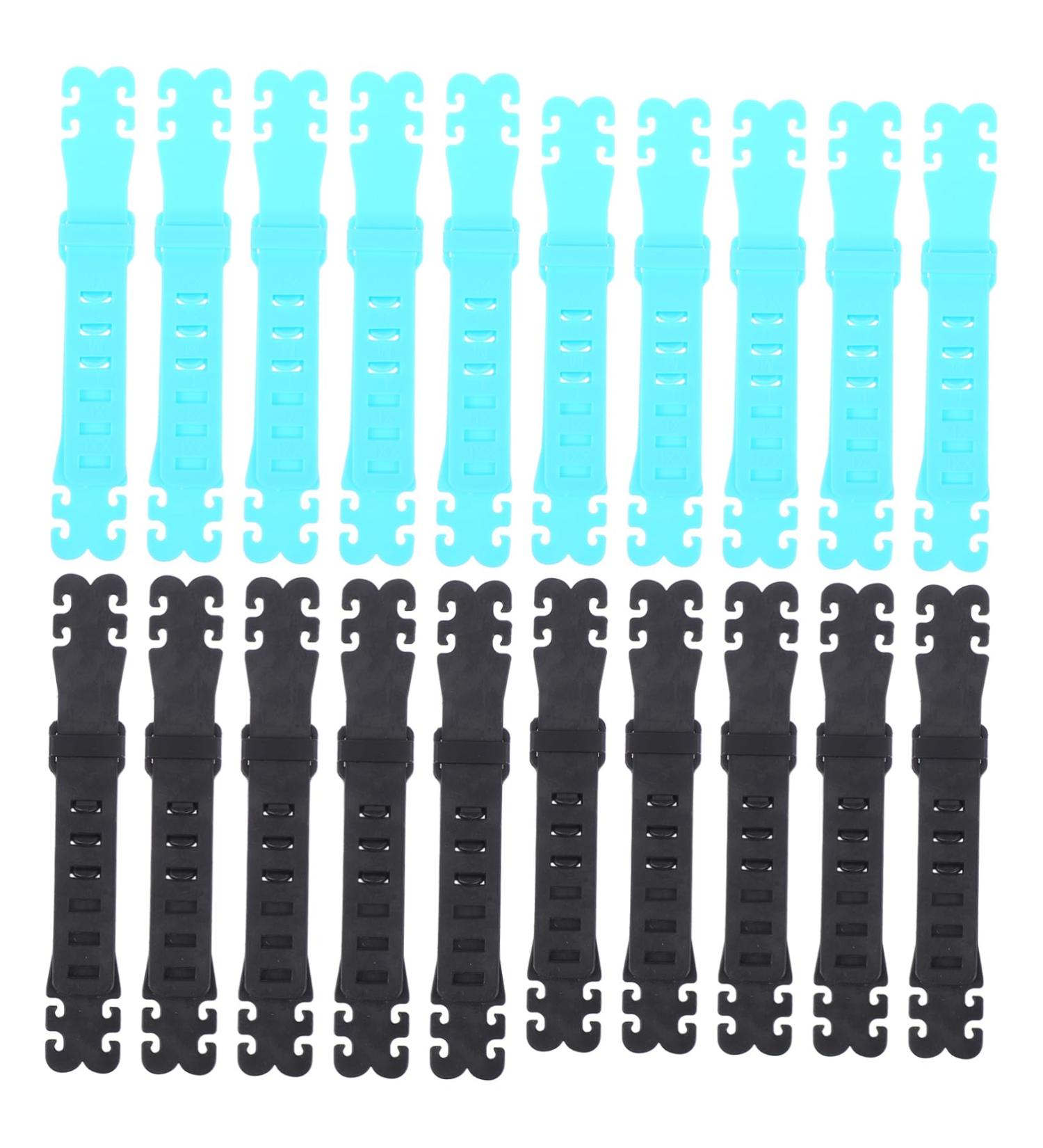 20 Pcs Adjustable Mask Strap Buckle - Anti-Fall Ear Cable Extensions for Comfort & Style | Shop Now! - Buy Online on GoSupps.com