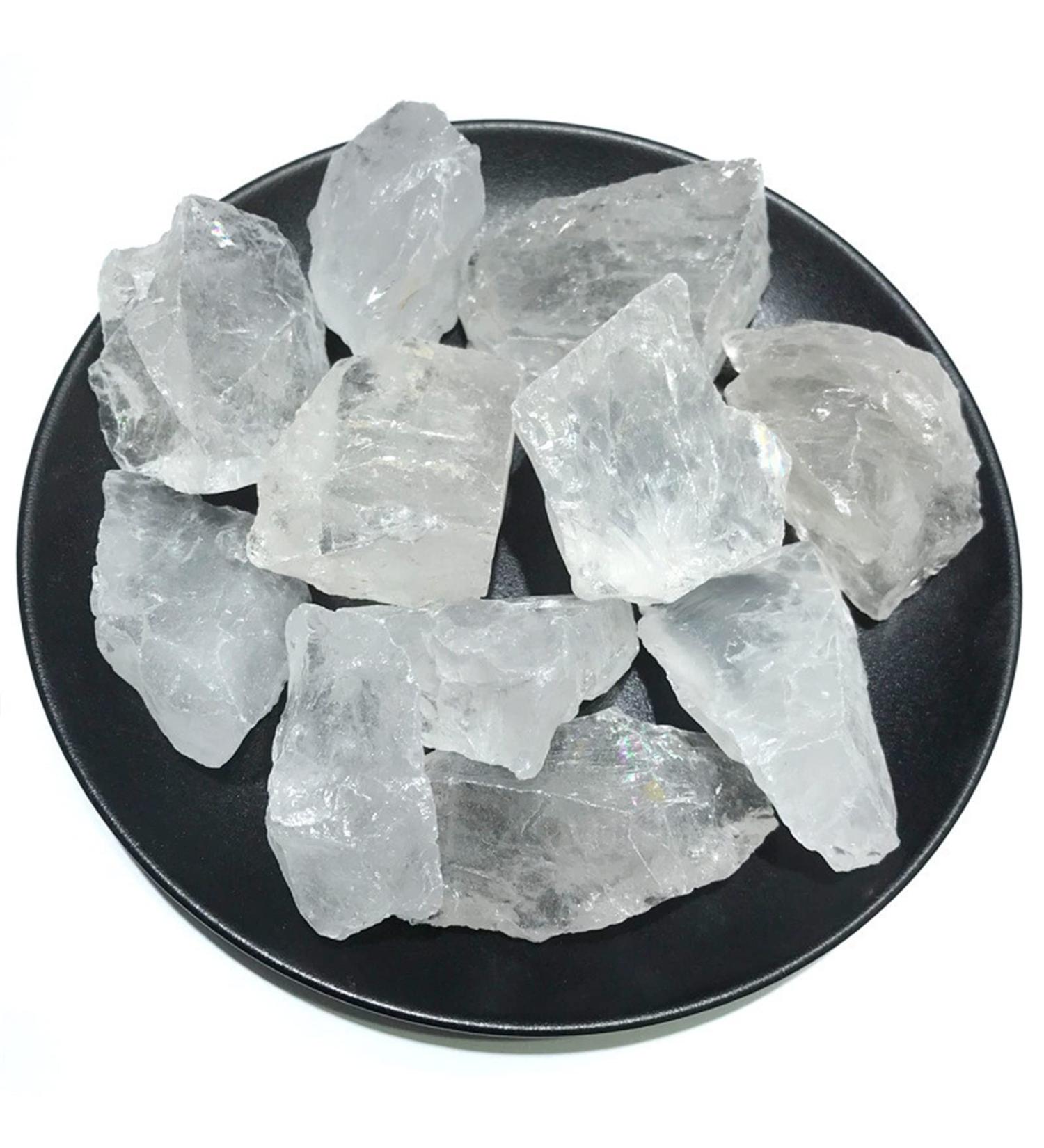 AAAA+ 500g Natural White Quartz Crystal Stone Rock Chips SpecimenCollection Natural Crystal Fish Tank Stone Stone Crystal Reiki - Buy Online on GoSupps.com