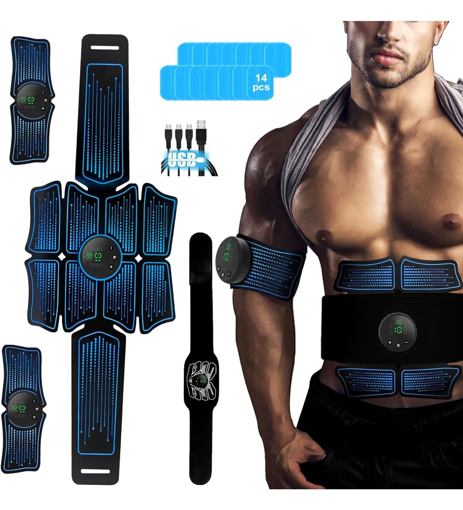 Buy Ab Stimulator & Muscle Toner - MHD TENS Portable Fitness Equipment for Men & Women | International Shipping - Buy Online on GoSupps.com