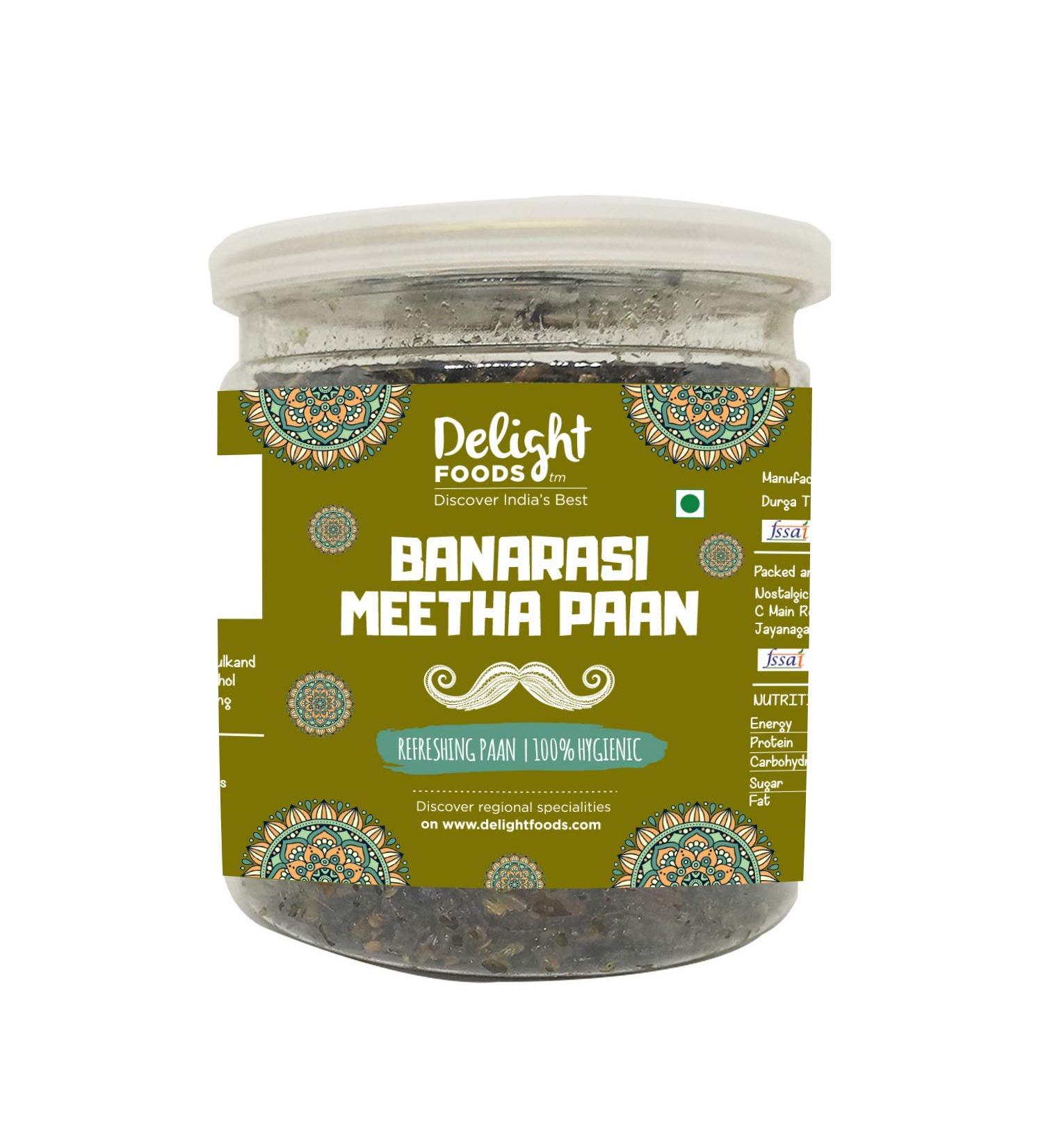 Delight Foods Banarasi Meetha Mix ( & Areca Nut) (300g)_Packing May Vary