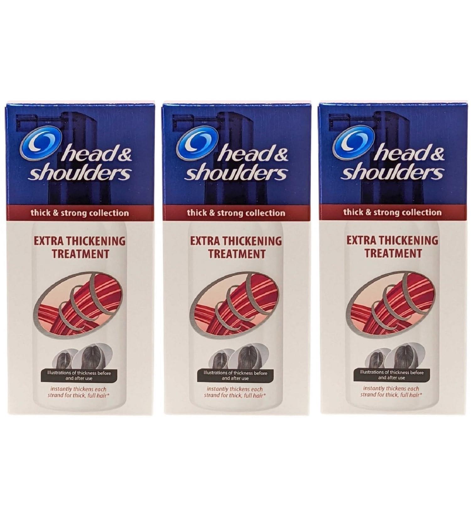 Head & Shoulders Extra Thick Hair Treatment 3 Pack 50ml