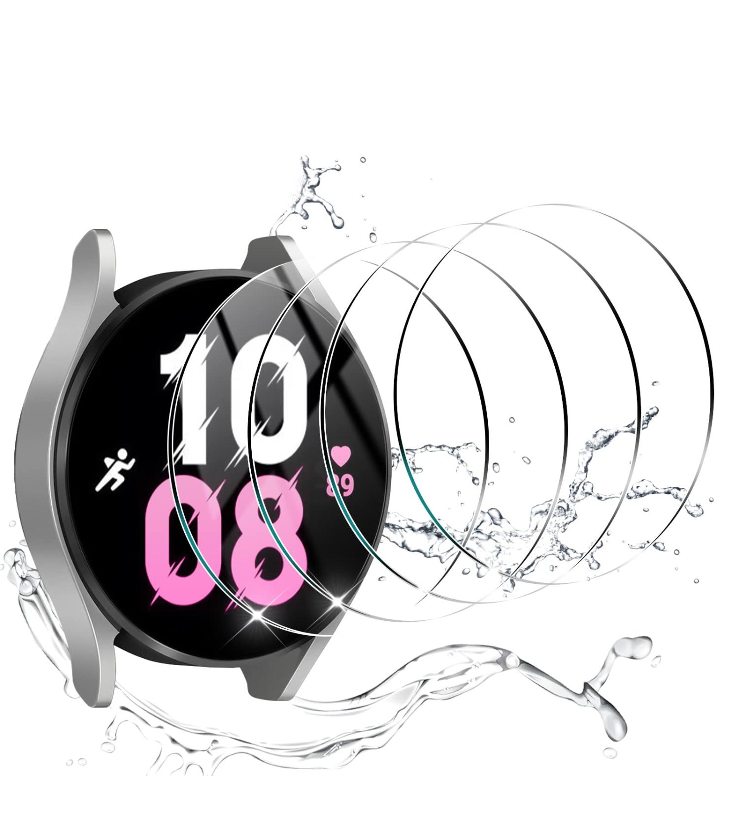4 Pack Galaxy Watch 5/4 Screen Protector 40mm - YMHML Tempered Glass, Waterproof, 9H Hardness, Anti-Scratch Film - Transparent Accessories - Buy Online on GoSupps.com