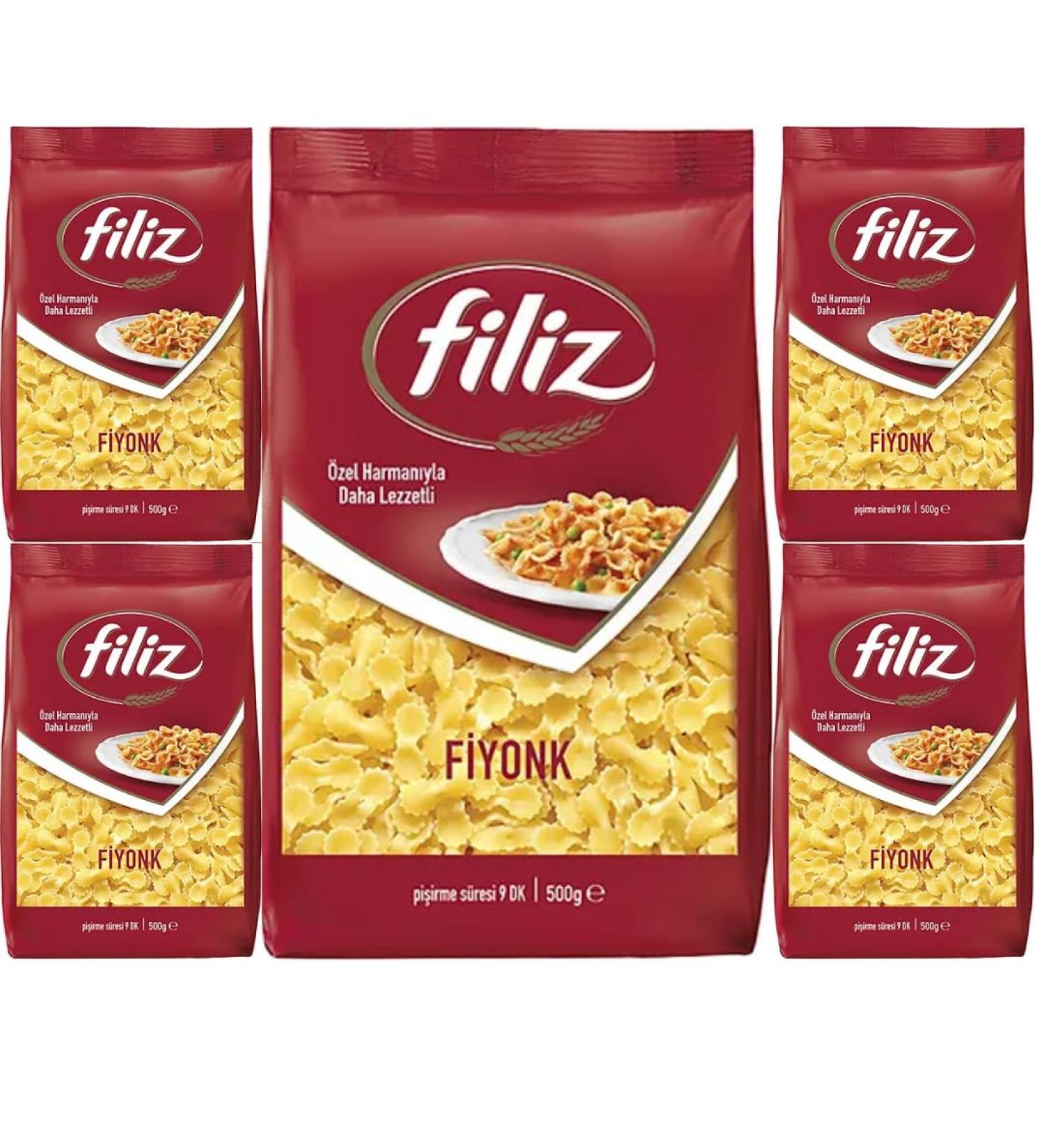Filiz Pasta Farfalle Tonde 500 Gram x 5 Packs - Buy Online on GoSupps.com