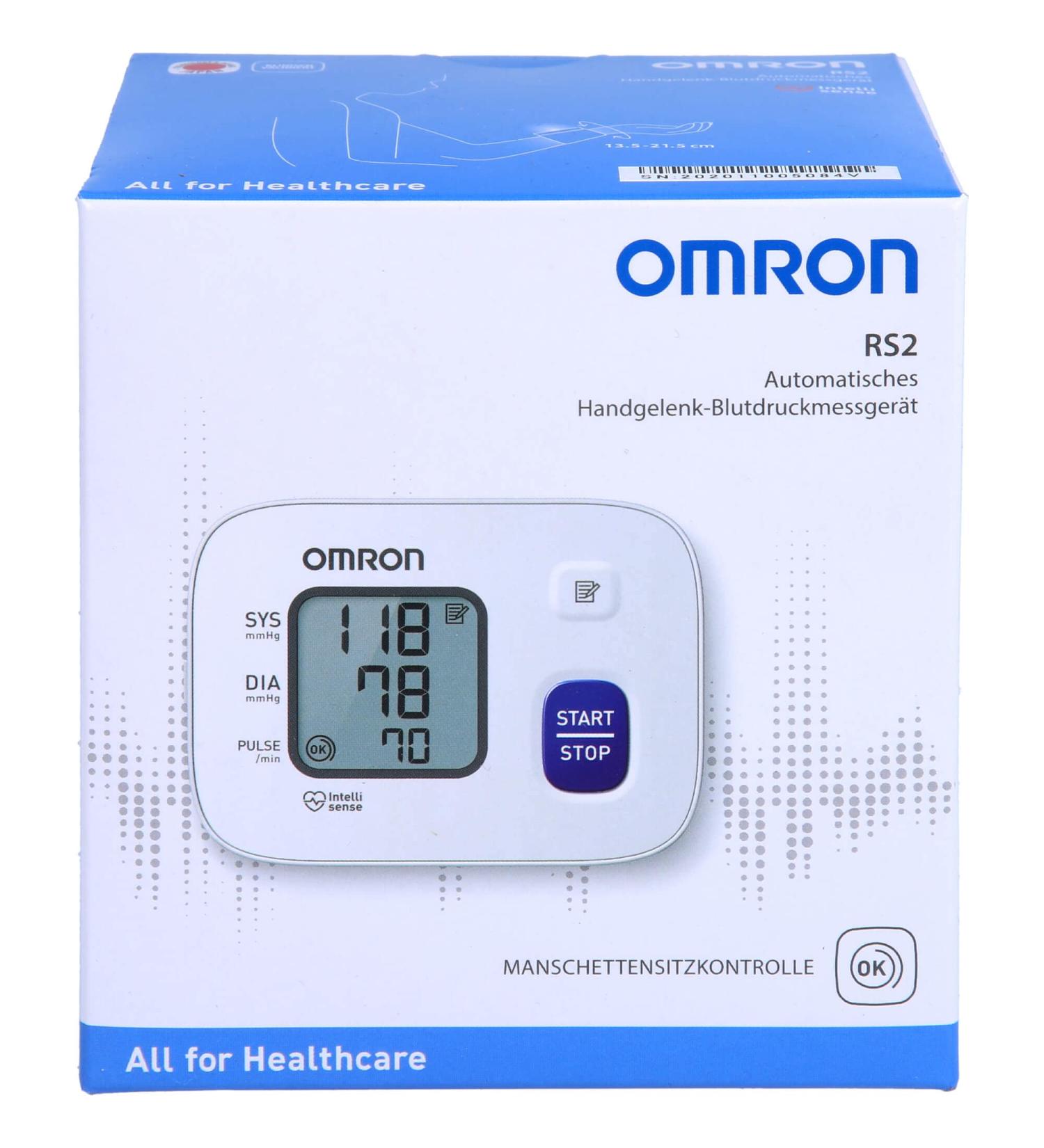 Omron RS2 Wrist Blood Pressure Monitor HEM-6161-D | Fast International Shipping & Accurate Readings - Buy Online on GoSupps.com