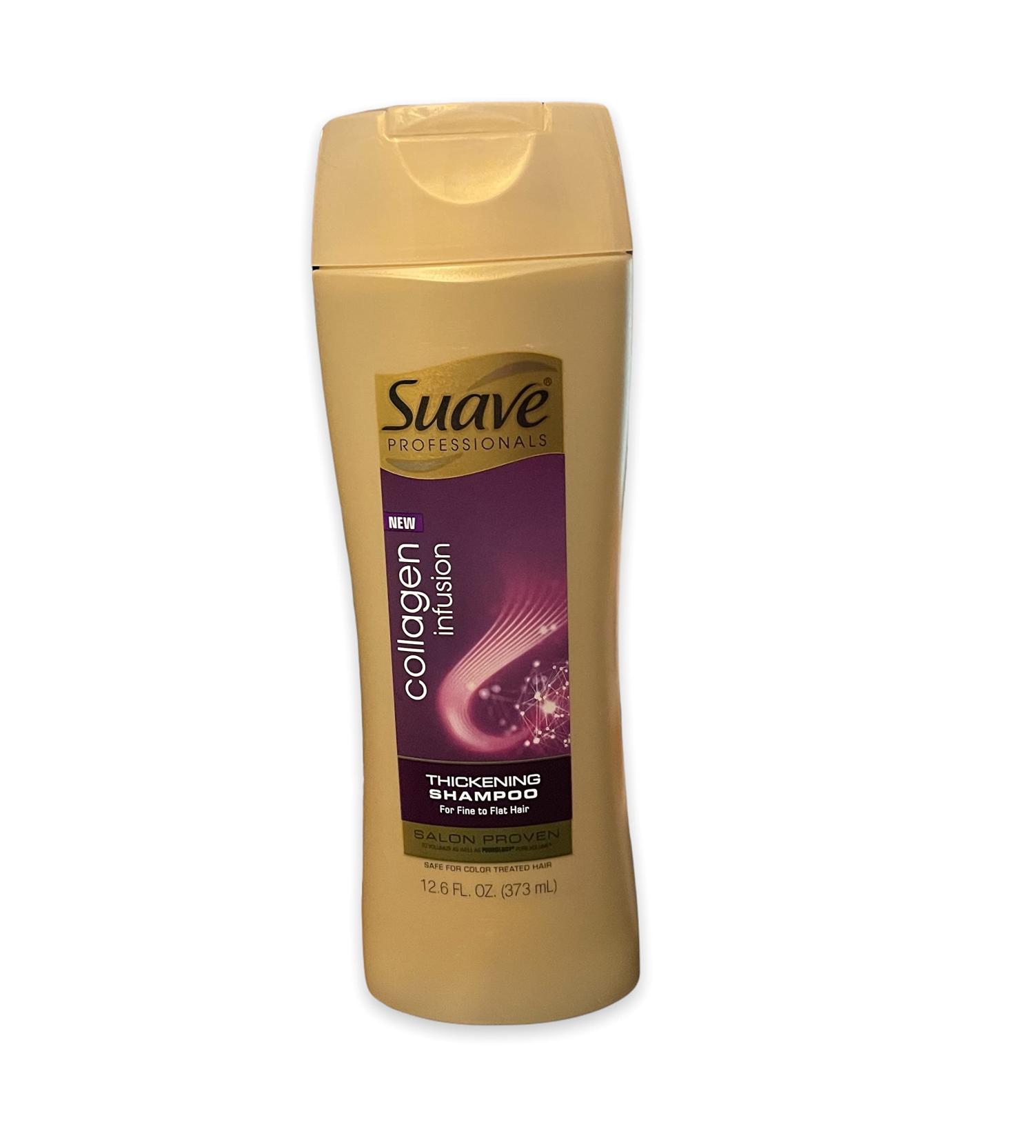 Suave Professionals Collagen Infusion Thickening Shampoo - Nourish & Volumize Hair | International Shipping Available - Buy Online on GoSupps.com