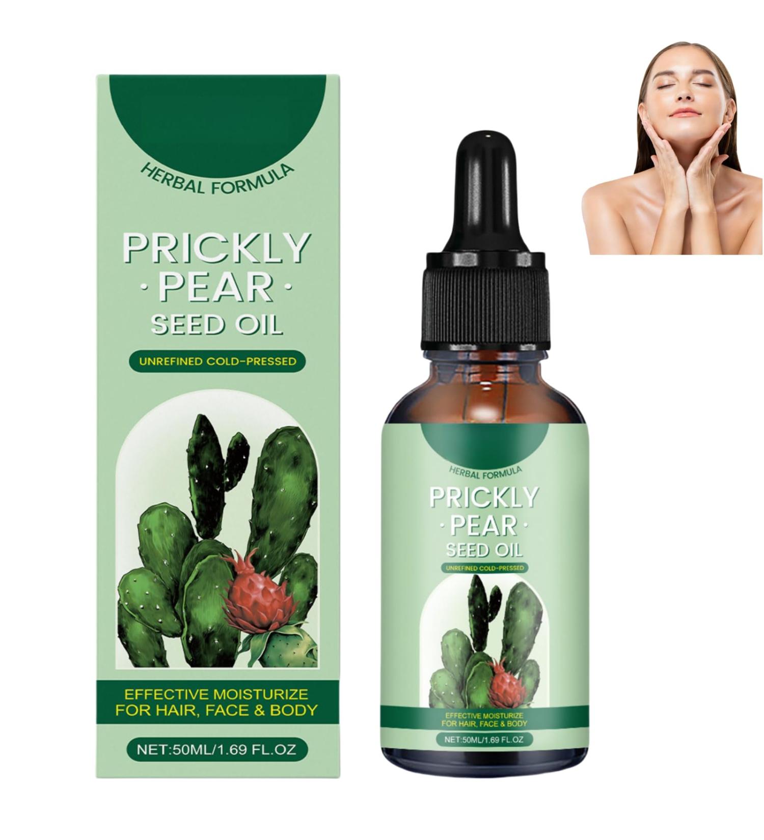 GUIBEIZU Cactus seed oil cold pressed cactus oil for face skin hair and nails moisturizer for dry skin and body suitable for all skin types - Buy Online on GoSupps.com