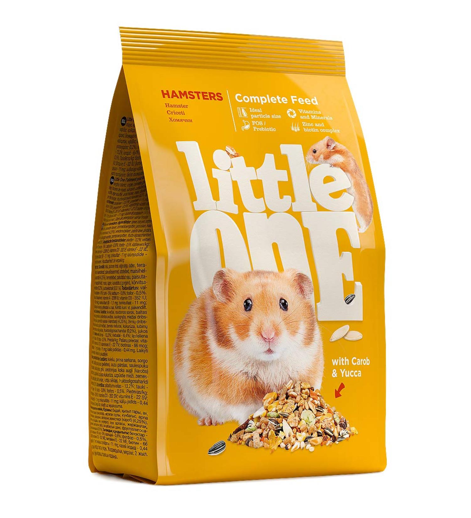 Little One Complete Hamster Food 900g - Carob & Yucca | Nutritious Treat for Happy Hamsters - Buy Online on GoSupps.com