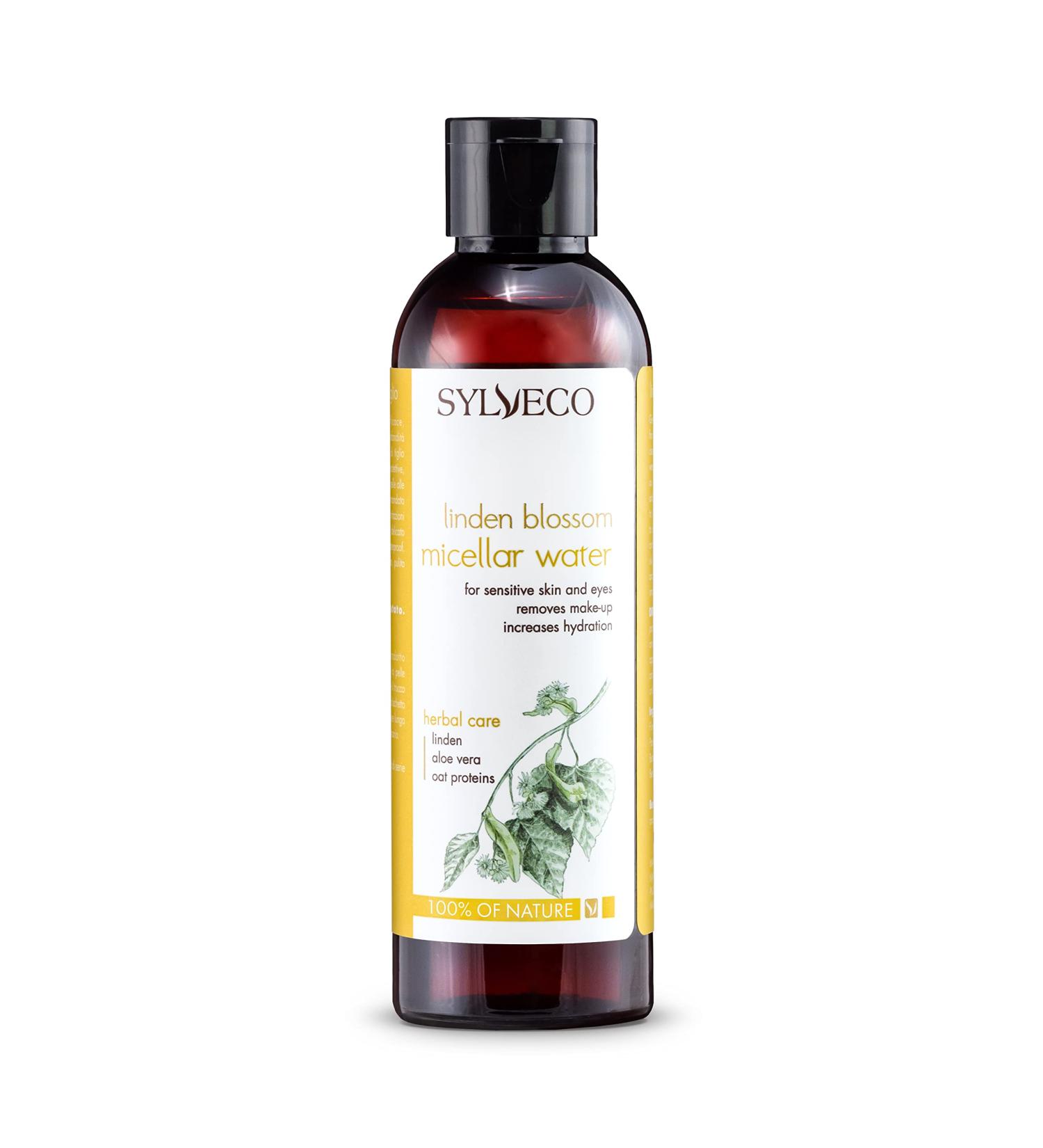Sylveco Micelle Water with Linden Blossom 200ml - Gentle Makeup Remover for Sensitive Skin | Vegan Natural Cosmetics - Buy Online on GoSupps.com