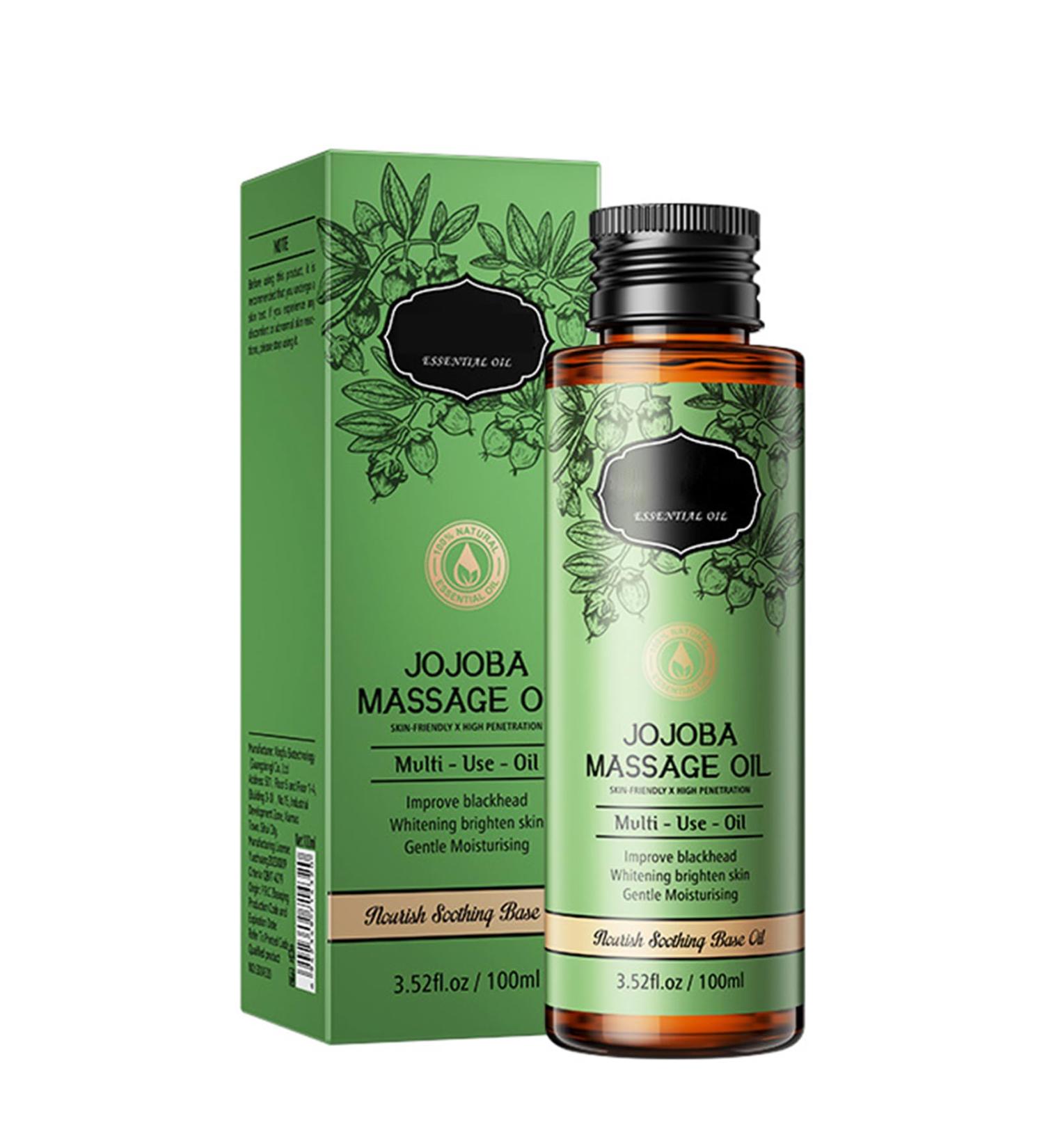 Jojoba Oil for Skin - Anti Aging Moisturizing Nourishing Jojoba Oil - Jojoba Oil for Hair Face Neck Back Legs - Face Oil - Body Oil - Anti-Wrinkle - Improving Dryness - Soft and Delicate Smooth Skin - Buy Online on GoSupps.com