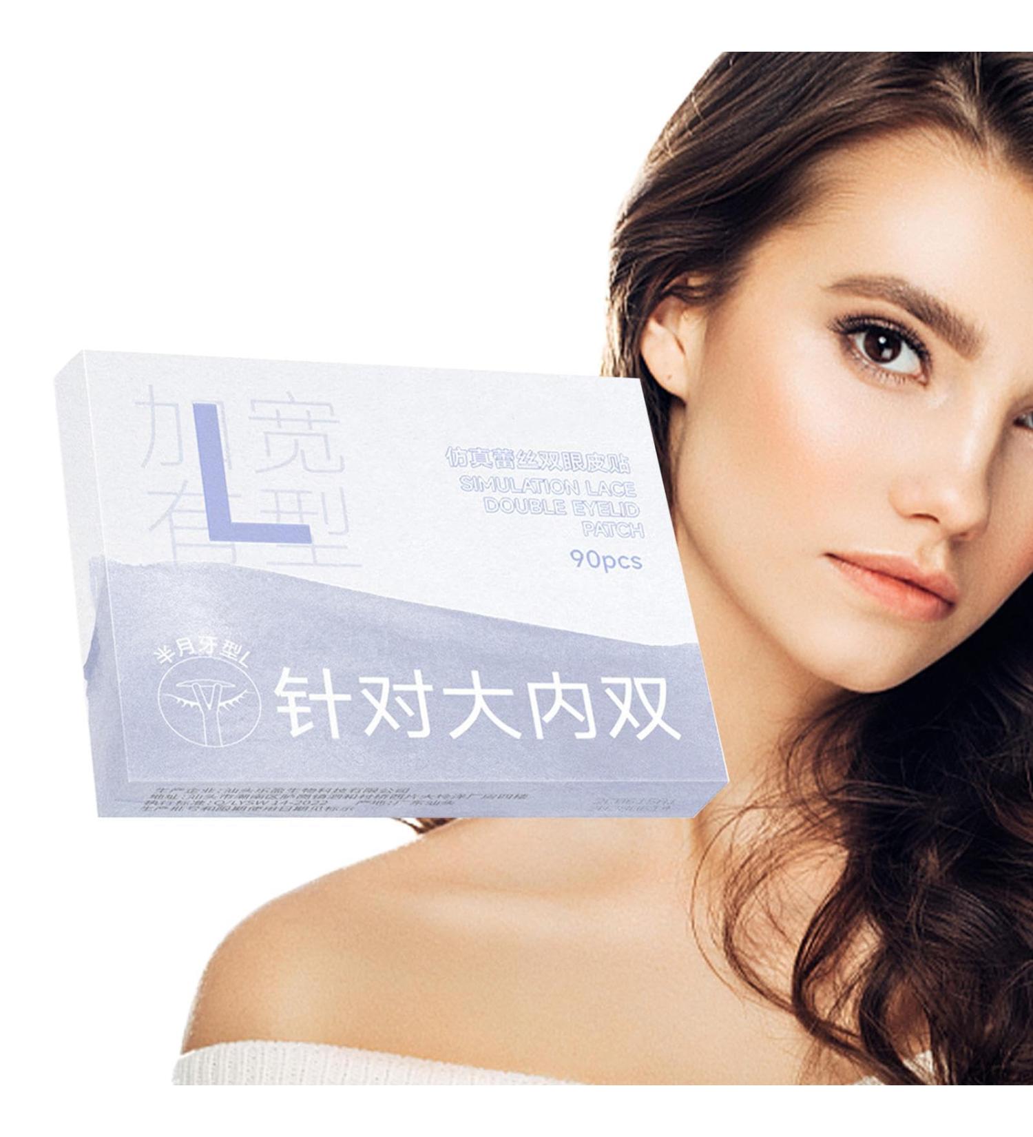 WOBBLO Eye Lift Strips | Natural Fiber Eyelid Lifting Strips Waterproof Eye Lift Strips Long Wear Natural Fiber Eyelid Tape for Single - Buy Online on GoSupps.com