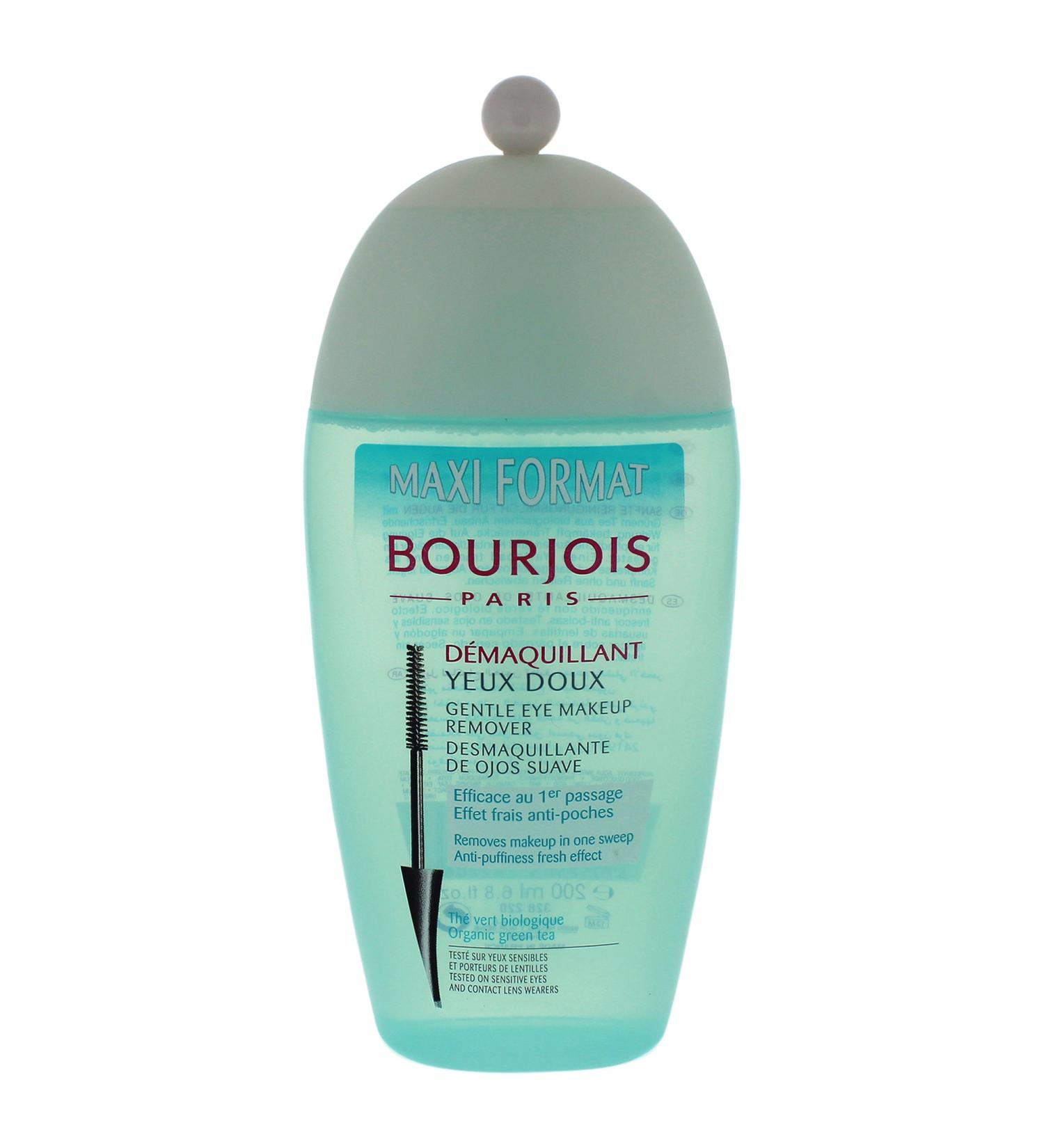 Bourjois Maxi Format Demaquillant Organic Green Tea Gentle Eye Makeup Remover for Women 6.8 Ounce